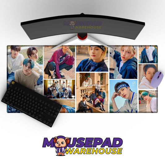 Stray Kids V17 Mousepad Mockup
