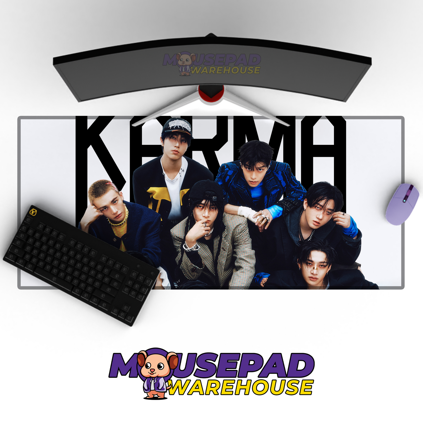 Stray Kids V18 Mousepad Mockup