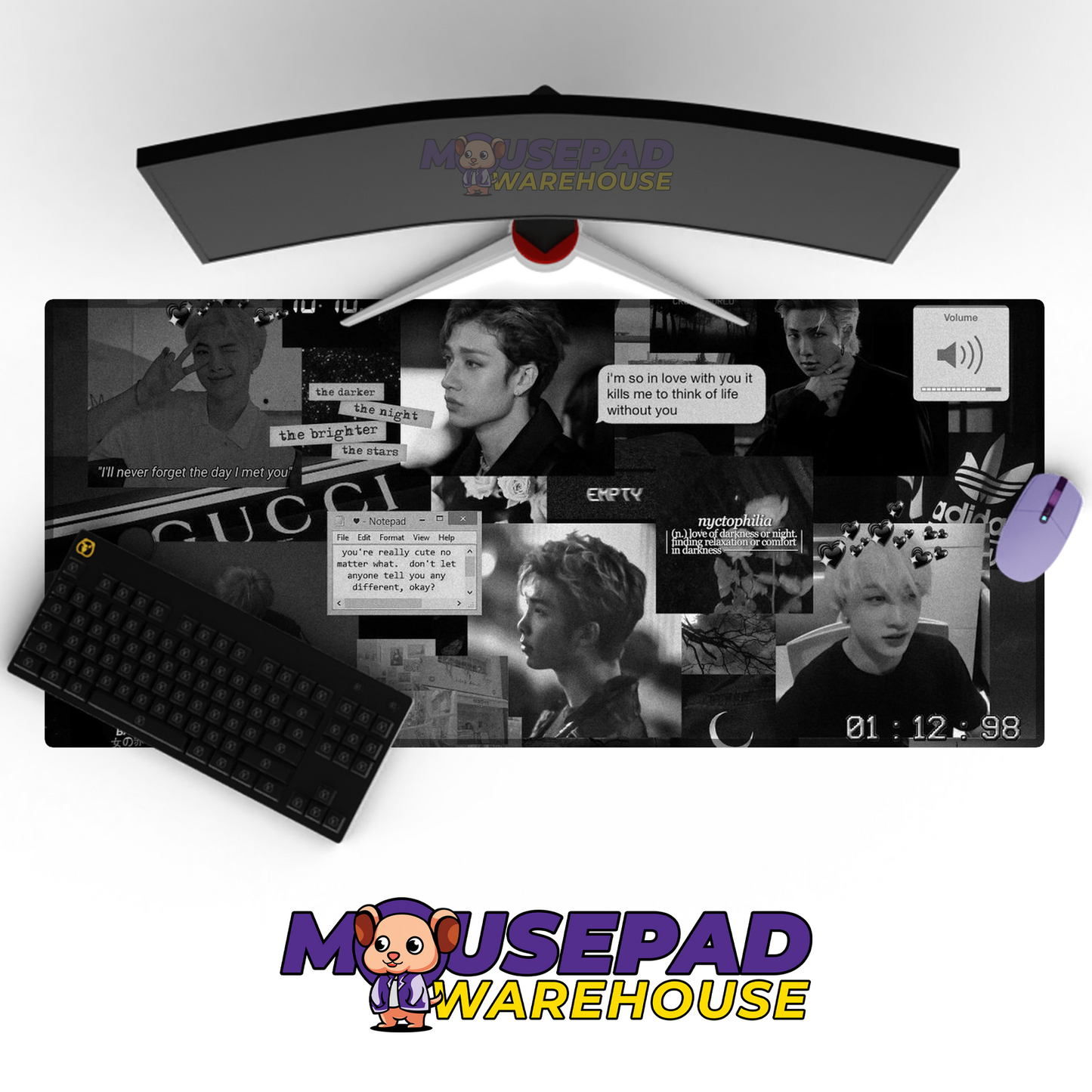 Stray Kids V20 Mousepad Mockup