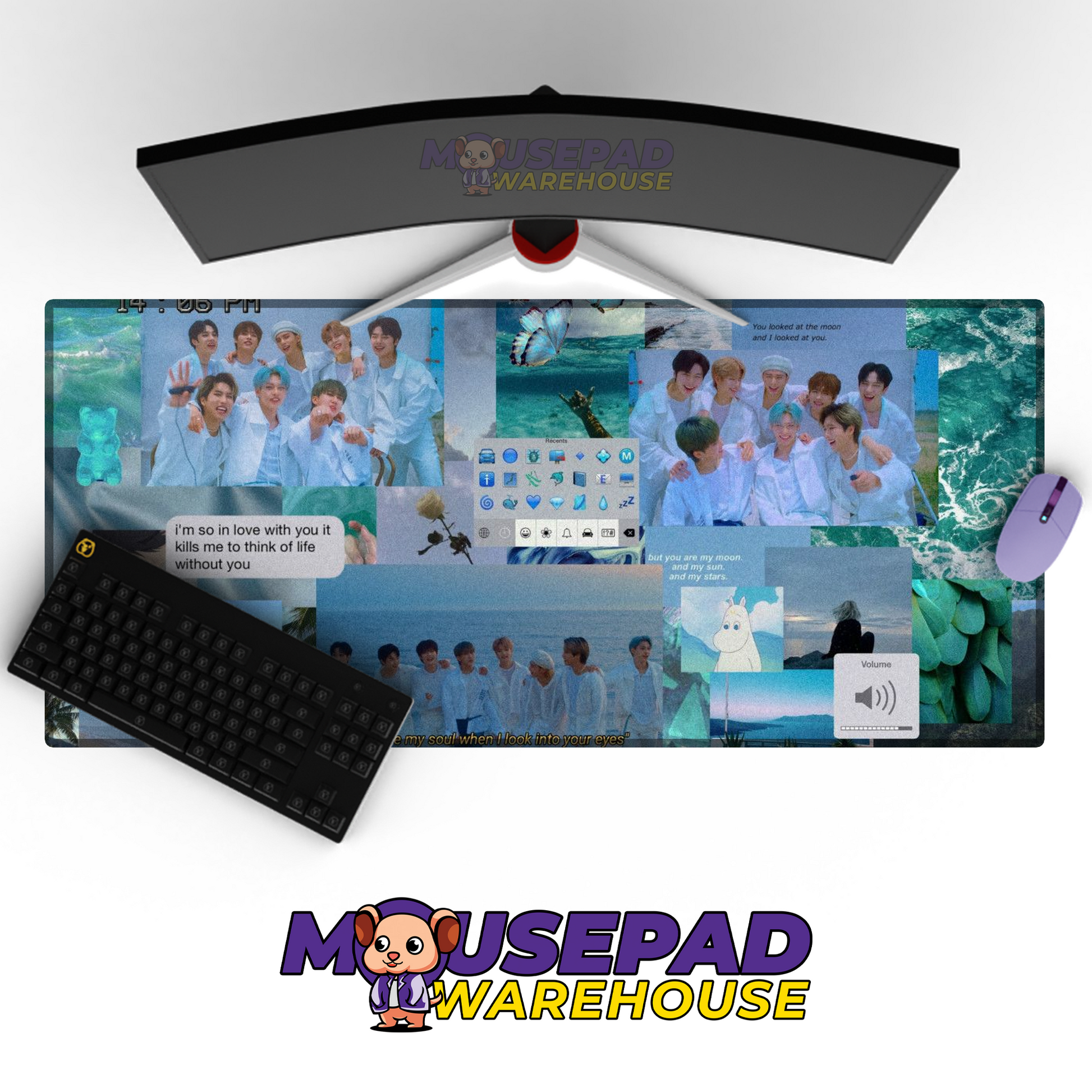 Stray Kids V26 Mousepad Mockup