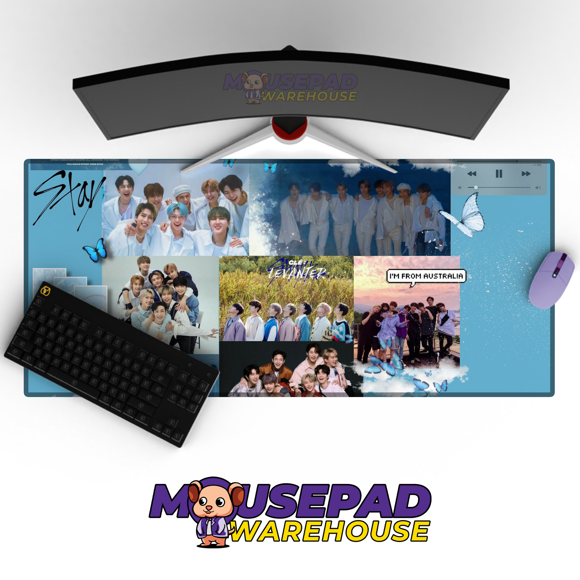 Stray Kids V3 Mousepad Mockup