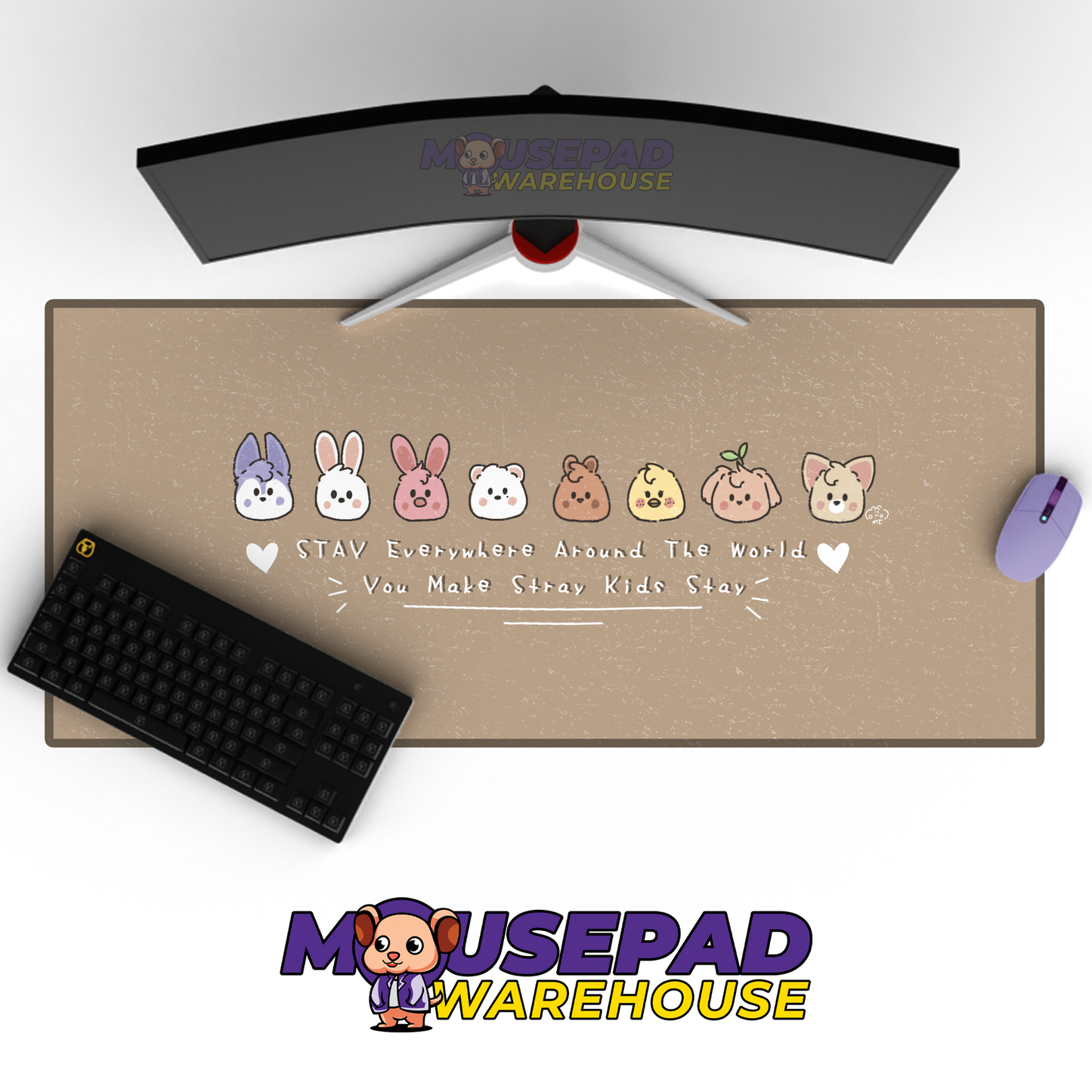 Stray Kids V5 Mousepad Mockup