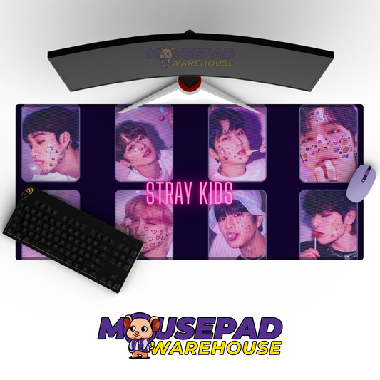 Stray Kids V6 Mousepad Mockup
