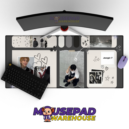 Stray Kids V8 Mousepad Mockup