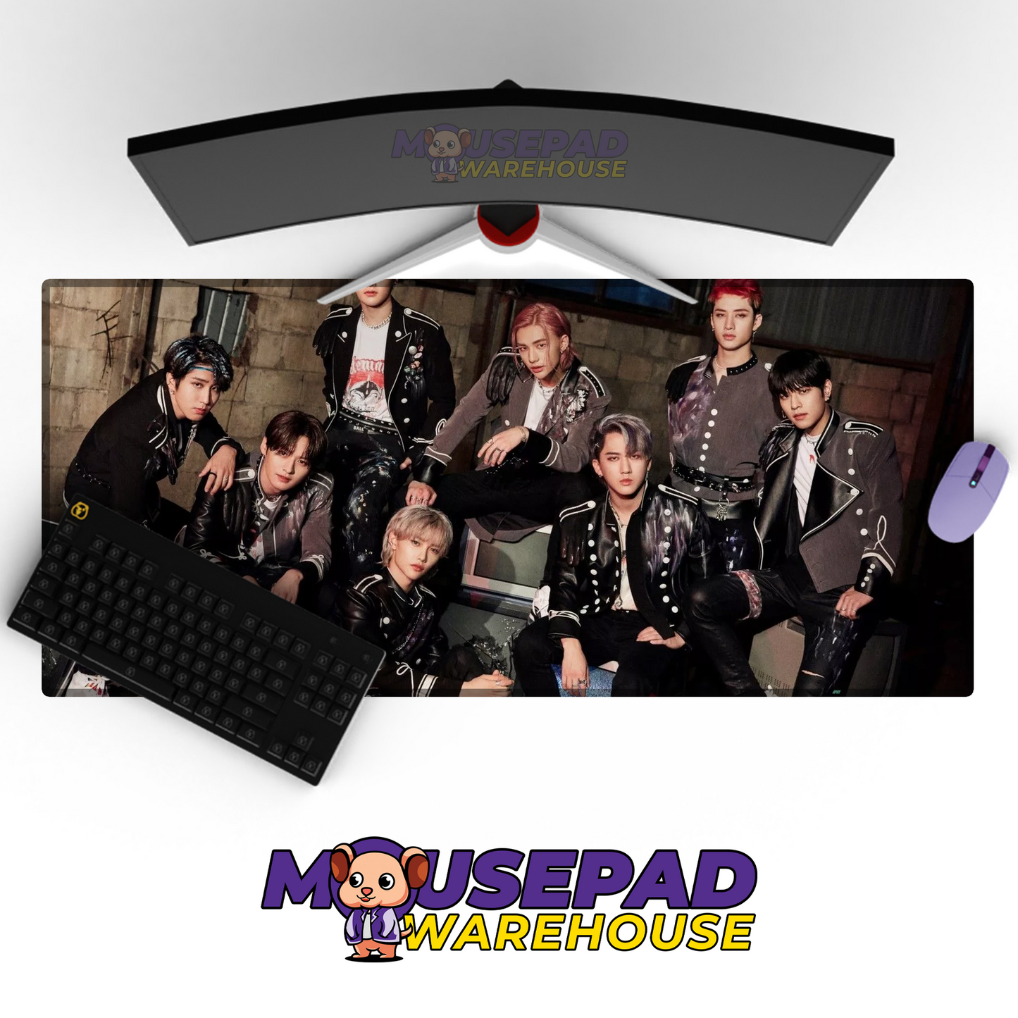 Stray Kids V9 Mousepad Mockup