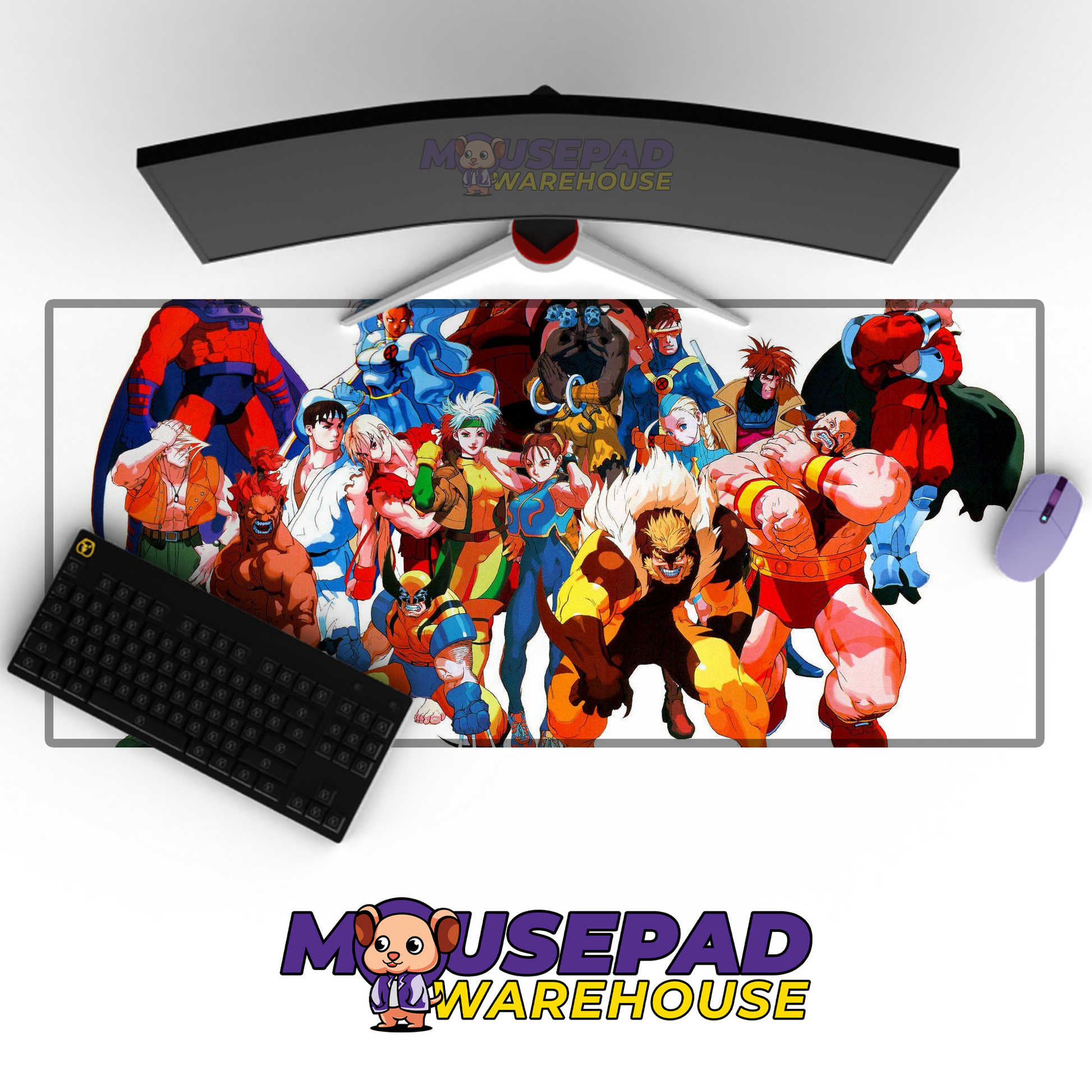 Street Fighter V17 Mousepad Mockup