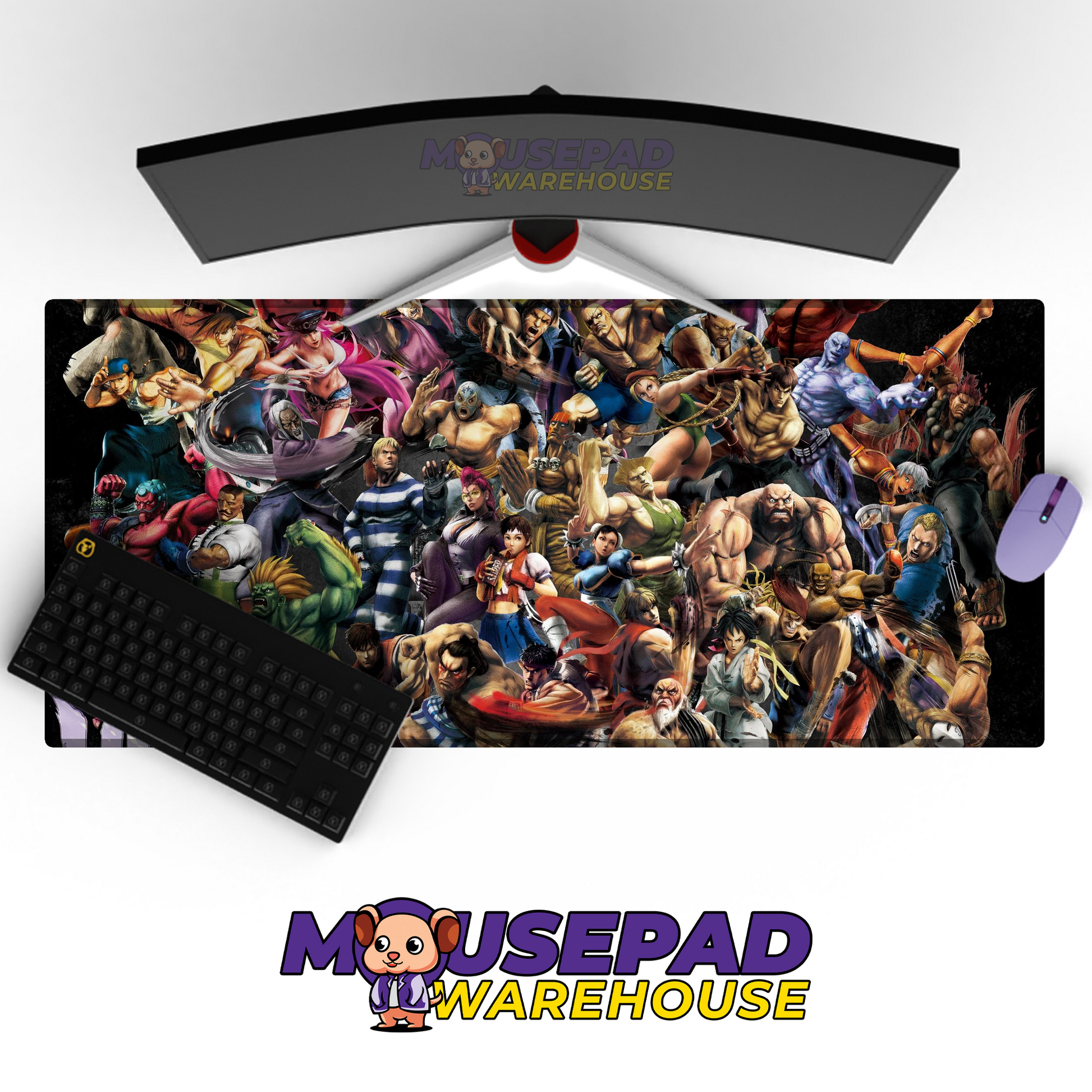 Street Fighter V1 Mousepad Mockup