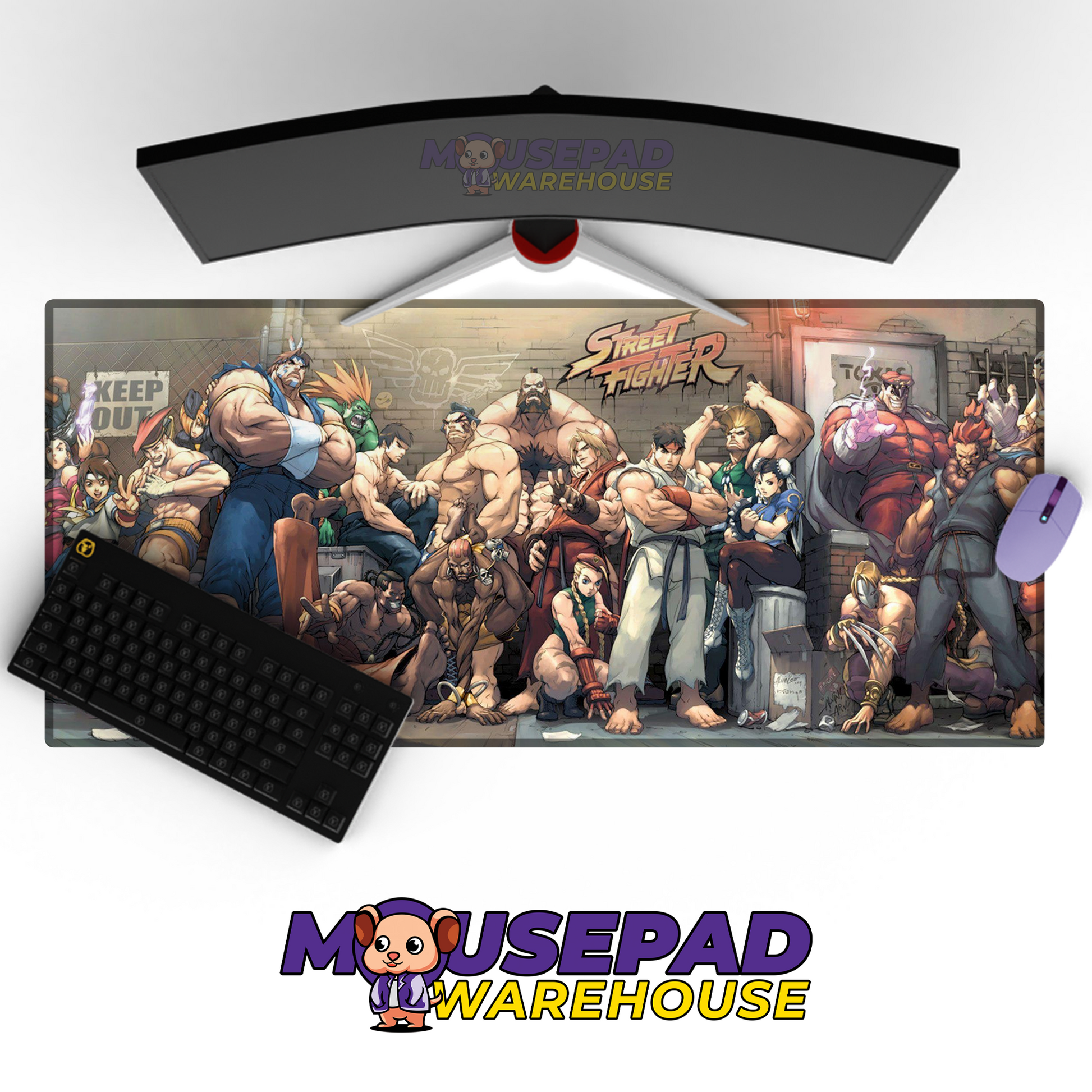 Street Fighter V20 Mousepad Mockup