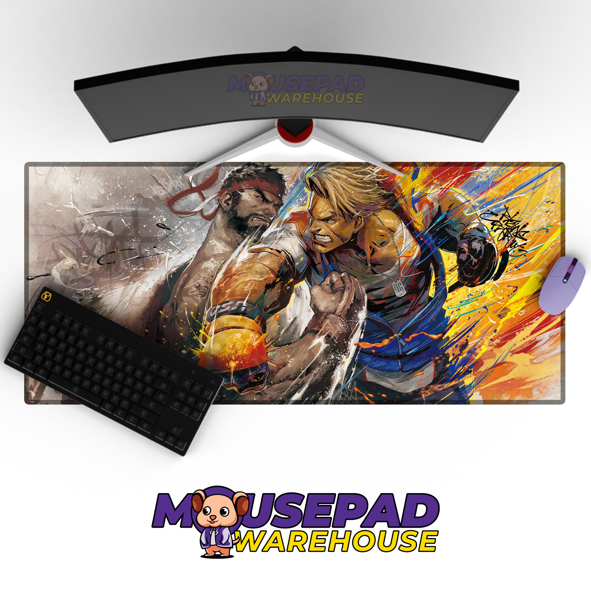 Street Fighter V22 Mousepad Mockup