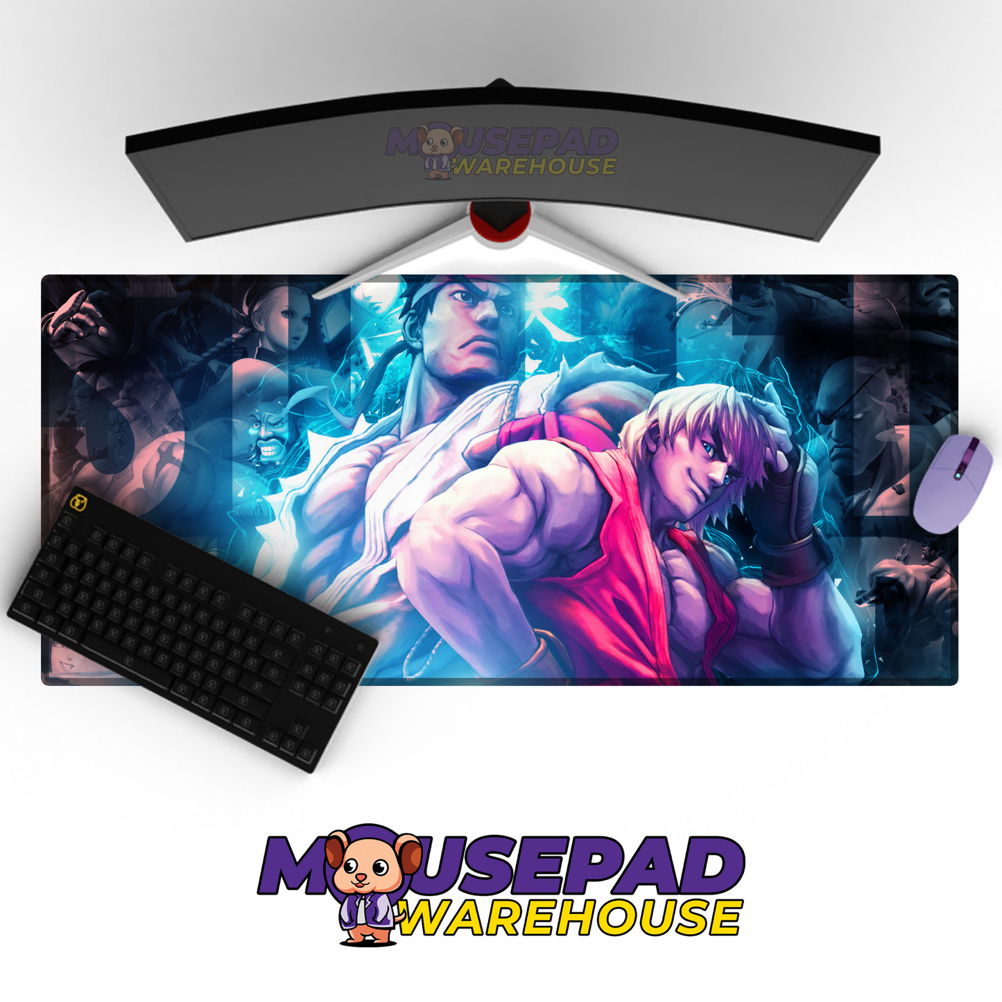 Street Fighter V23 Mousepad Mockup