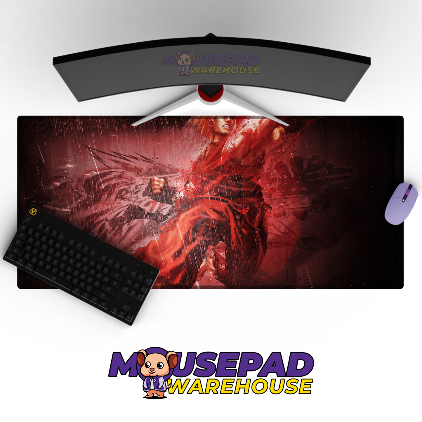 Street Fighter V25 Mousepad Mockup
