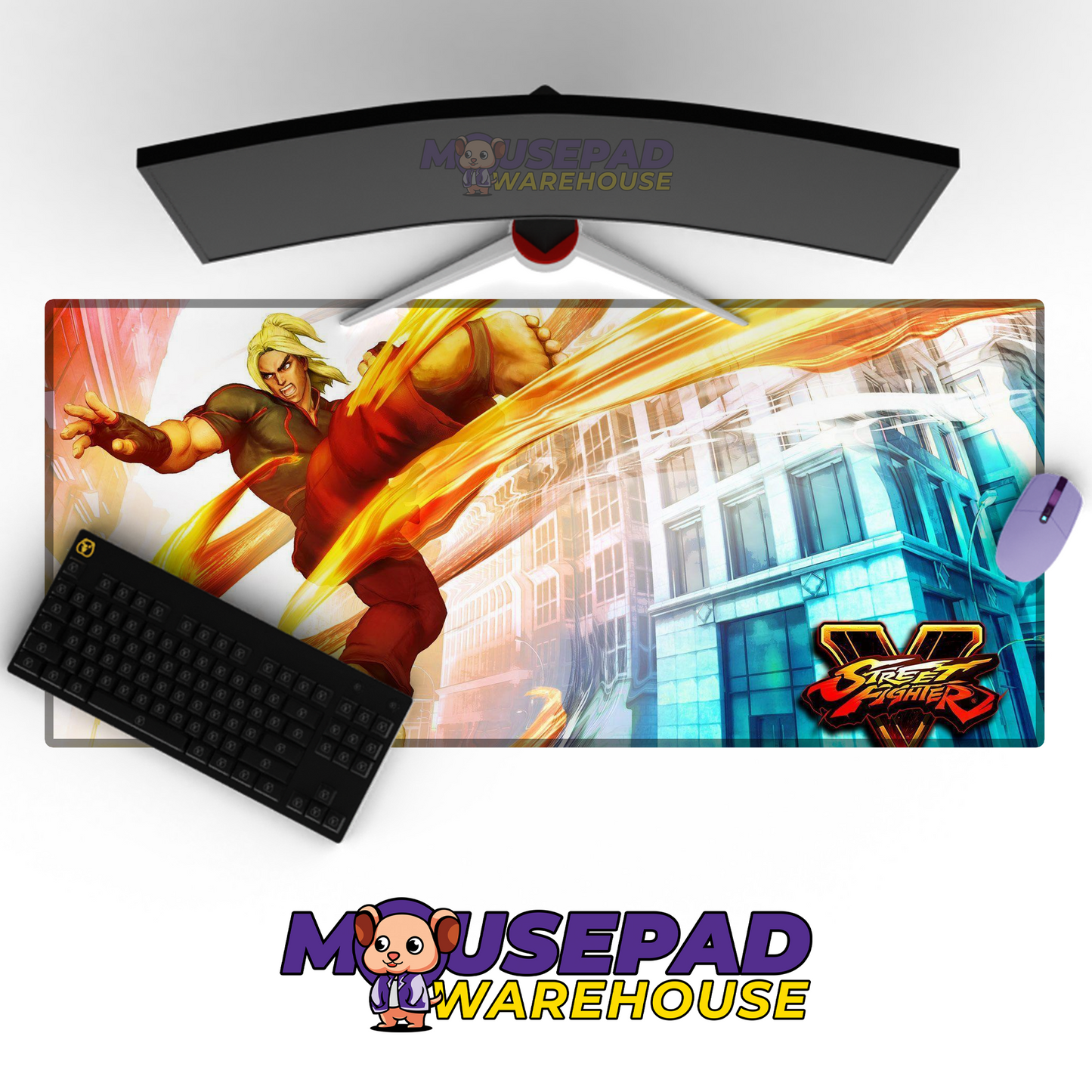 Street Fighter V26 Mousepad Mockup