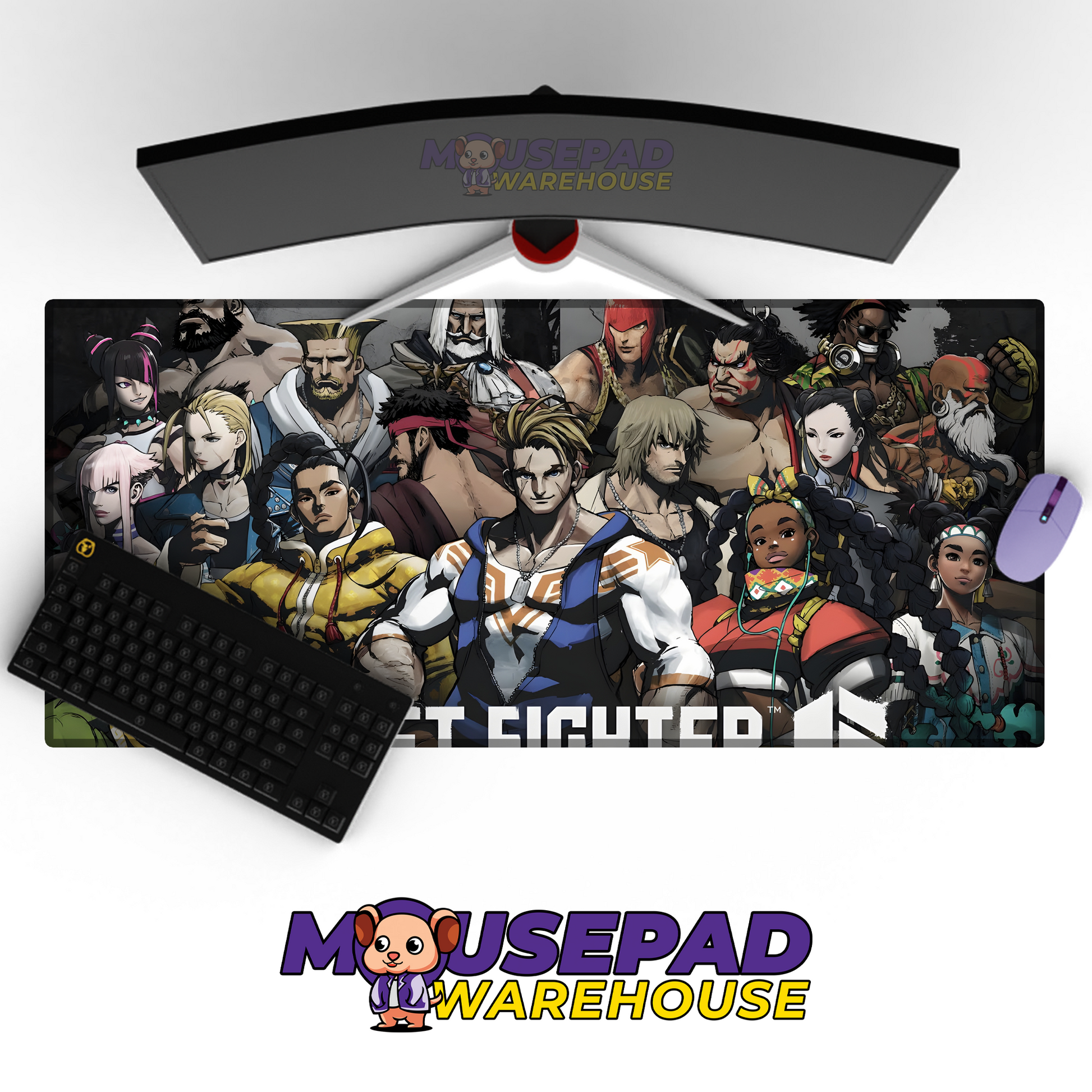 Street Fighter V28 Mousepad Mockup