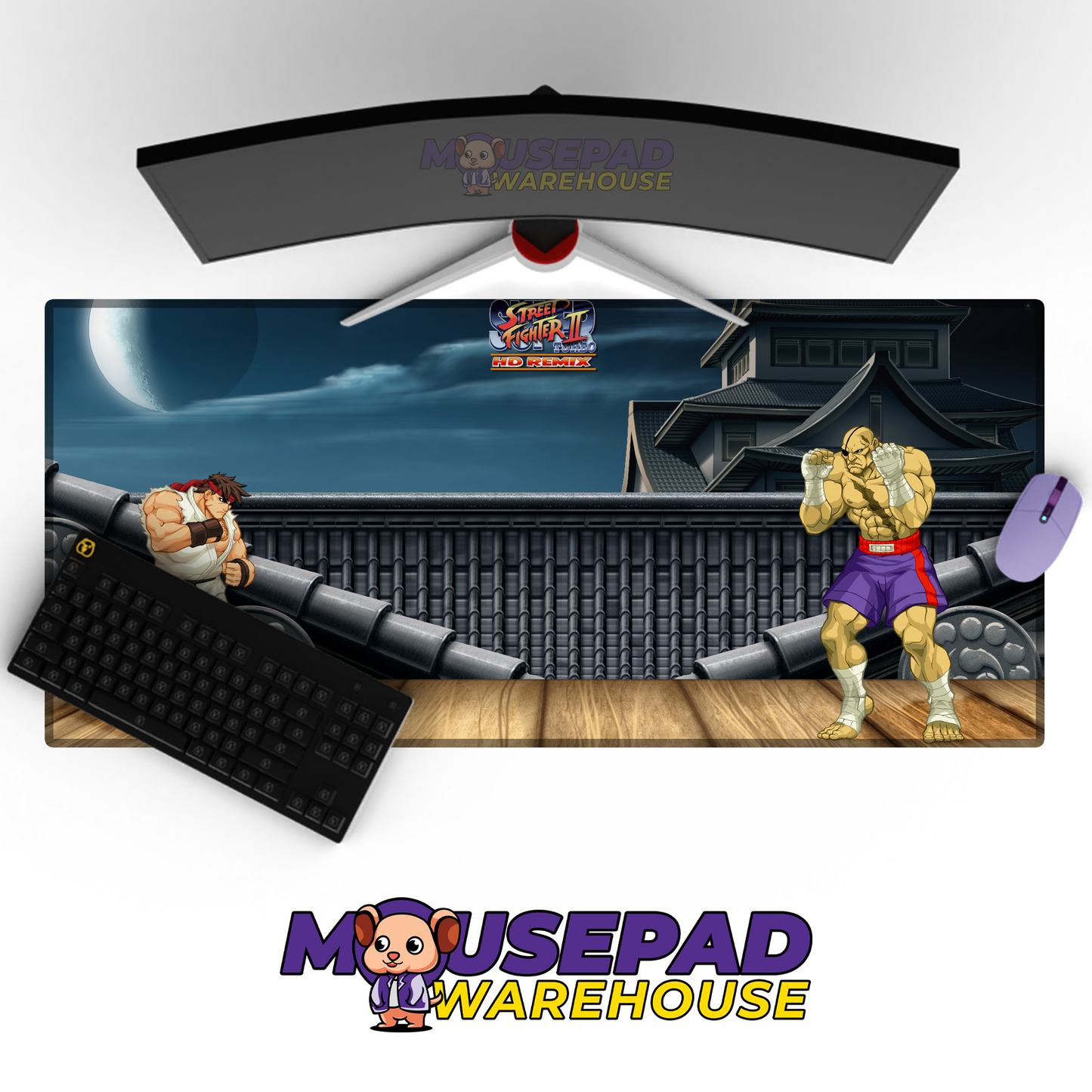 Street Fighter V2 Mousepad Mockup