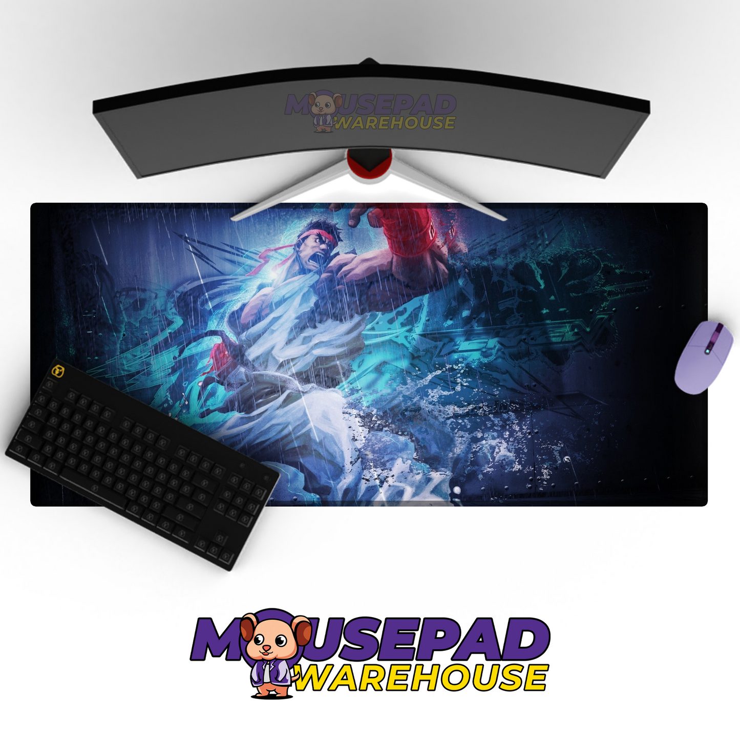 Street Fighter V30 Mousepad Mockup