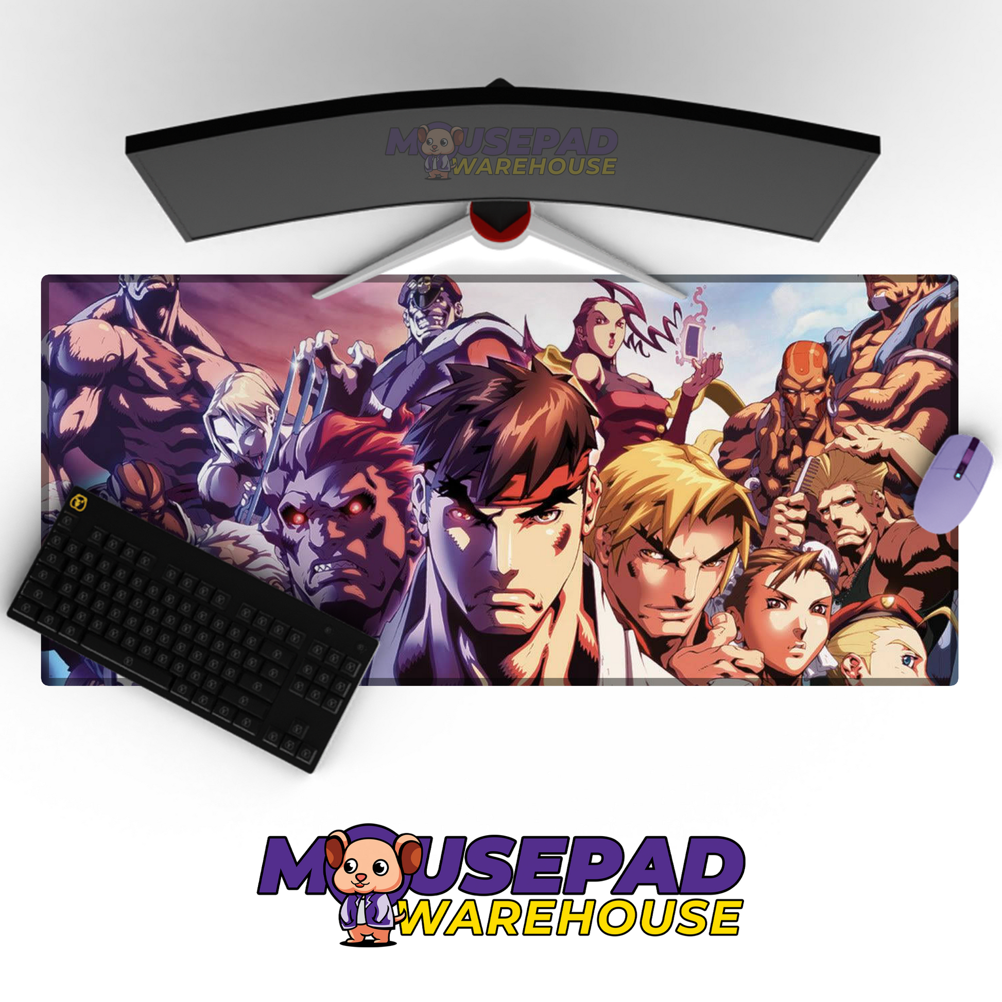 Street Fighter V32 Mousepad Mockup