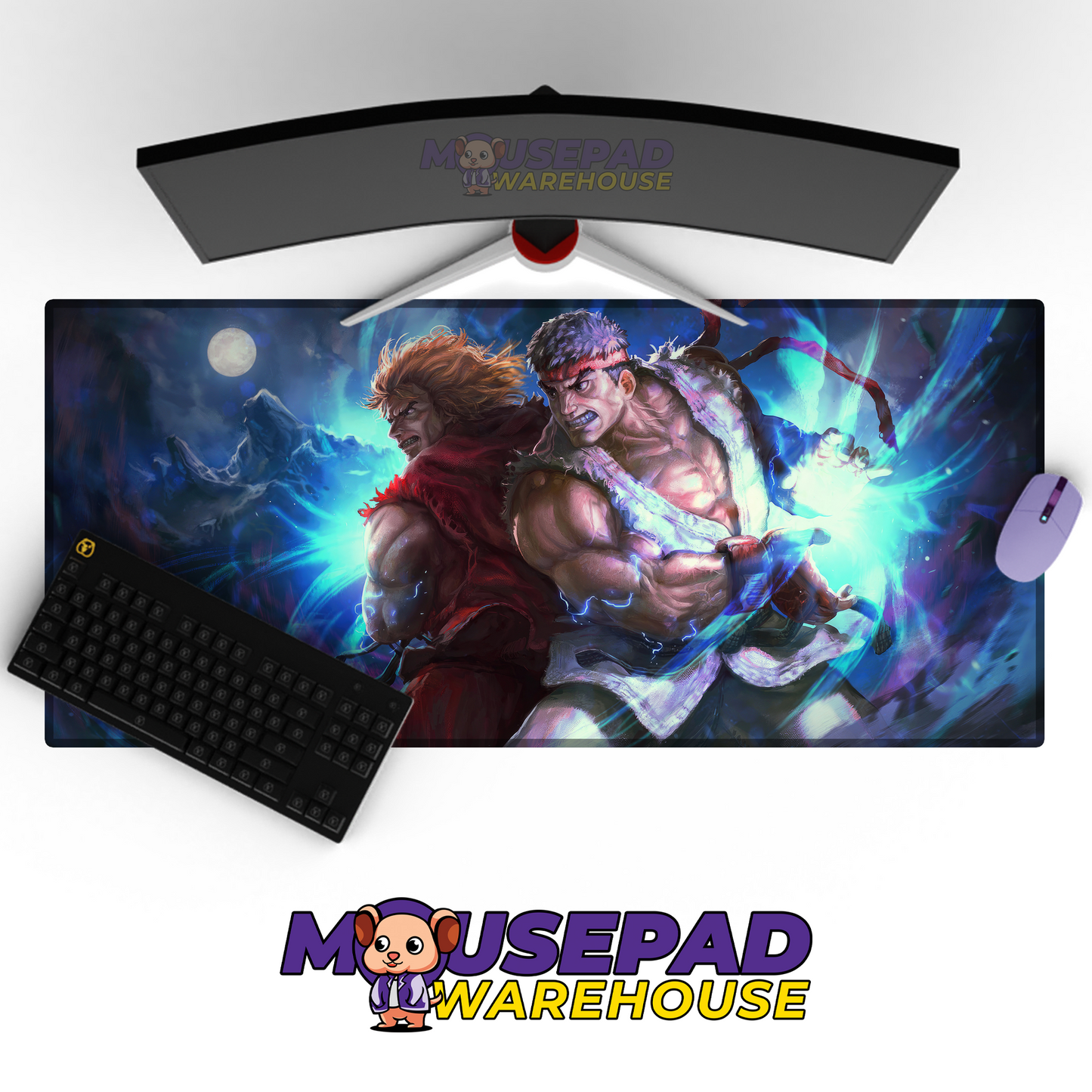 Street Fighter V34 Mousepad Mockup