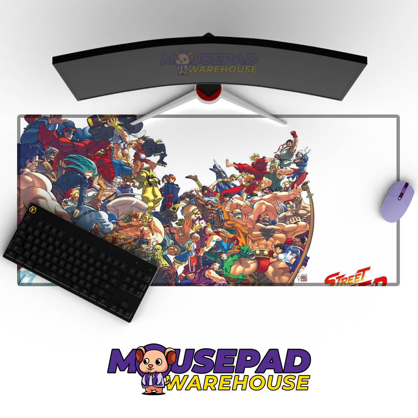 Street Fighter V36 Mousepad Mockup