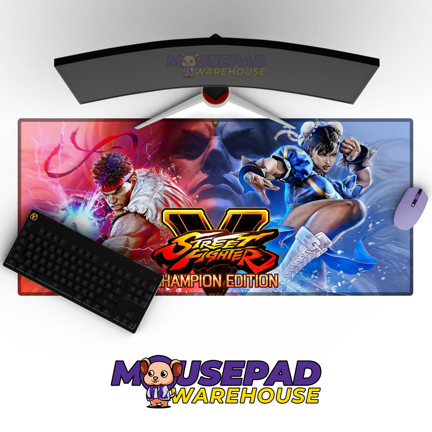 Street Fighter V37 Mousepad Mockup