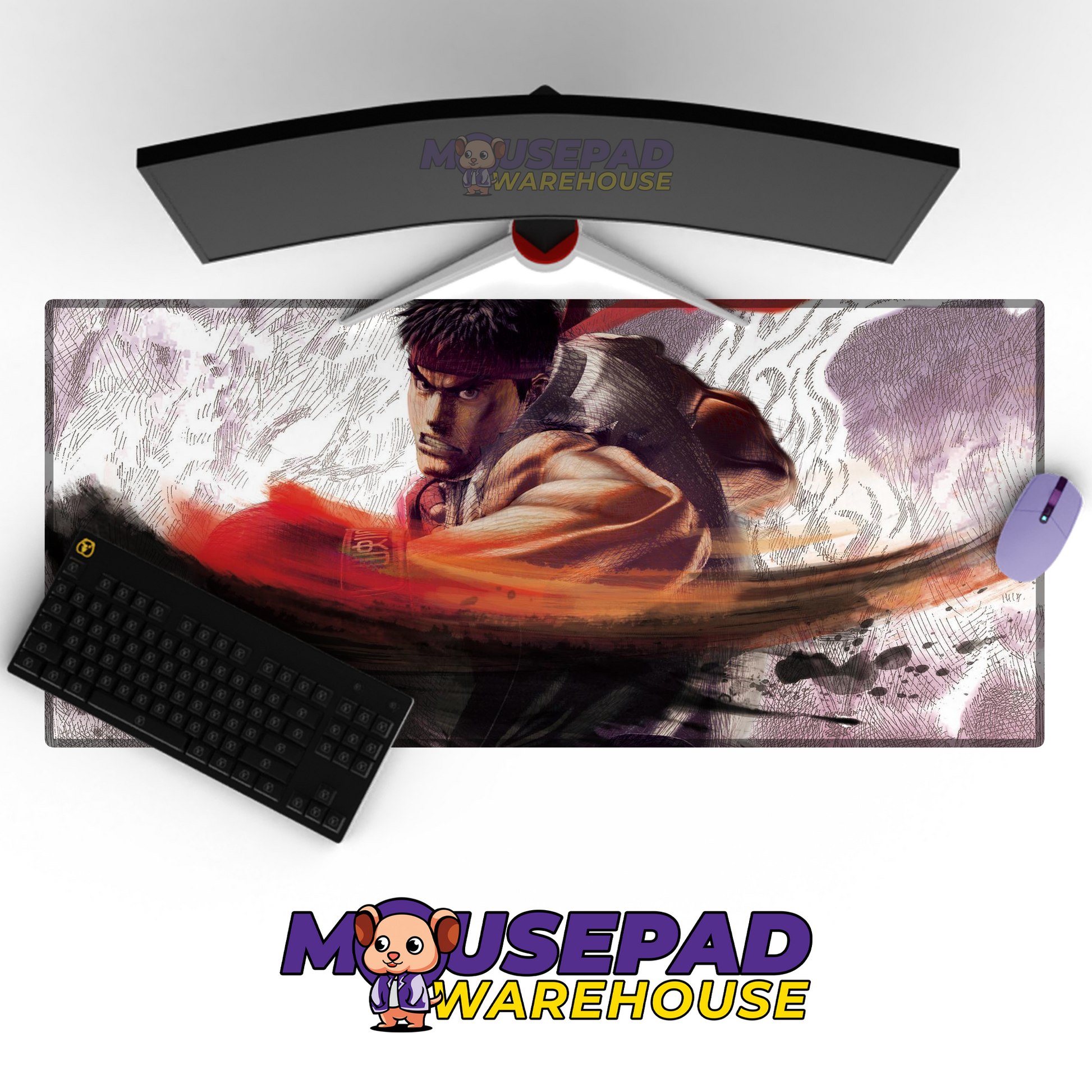 Street Fighter V3 Mousepad Mockup