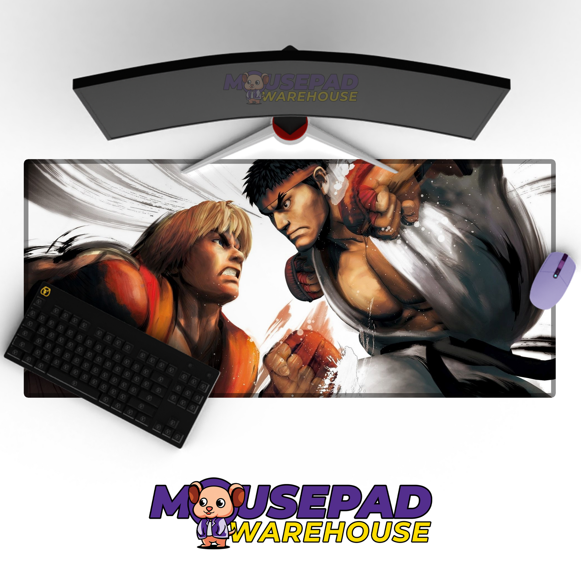 Street Fighter V40 Mousepad Mockup