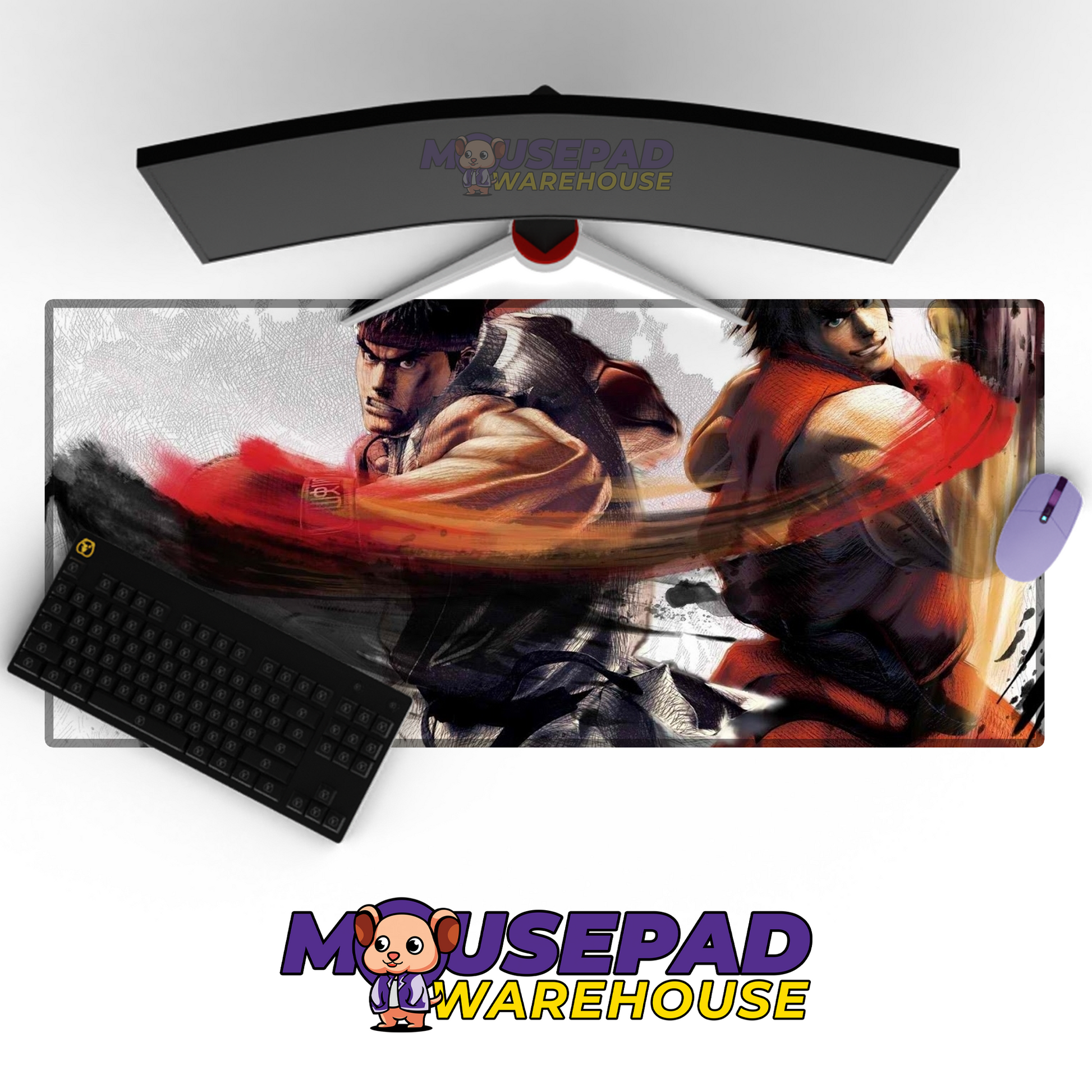 Street Fighter V4 Mousepad Mockup