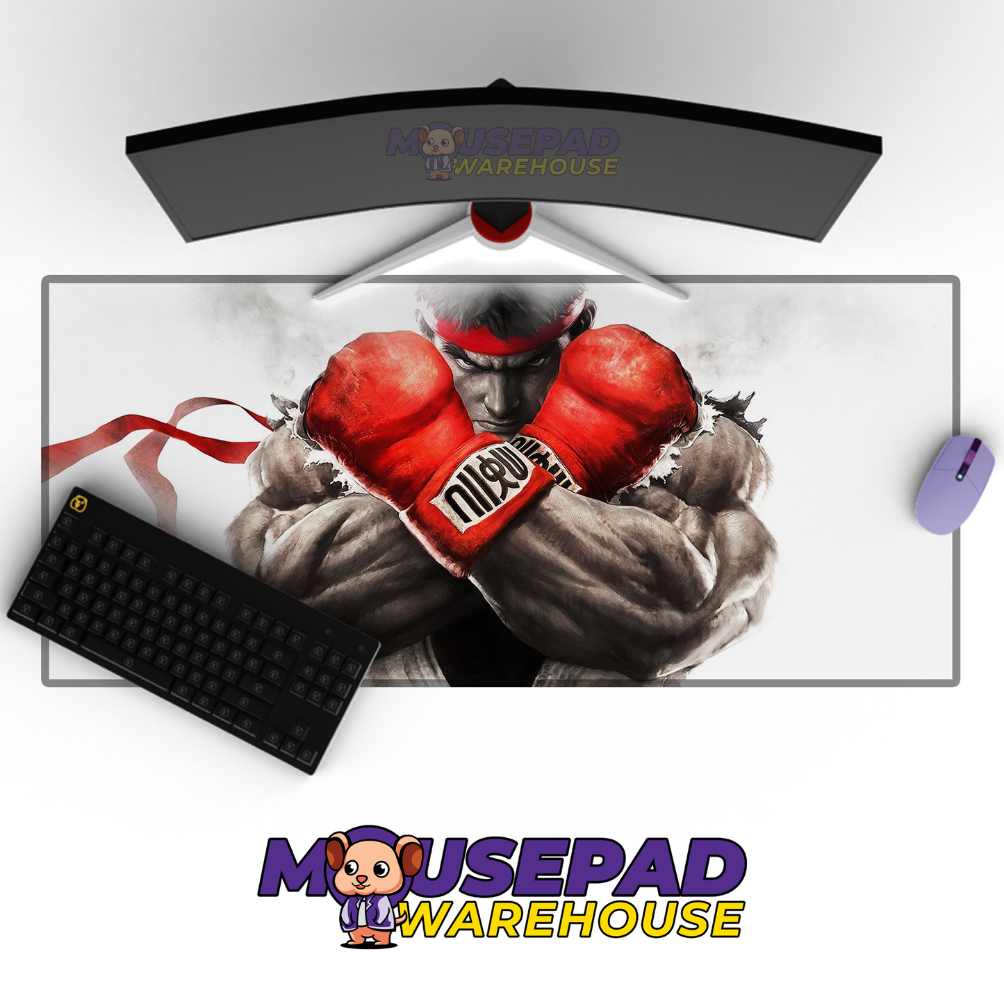 Street Fighter V7 Mousepad Mockup