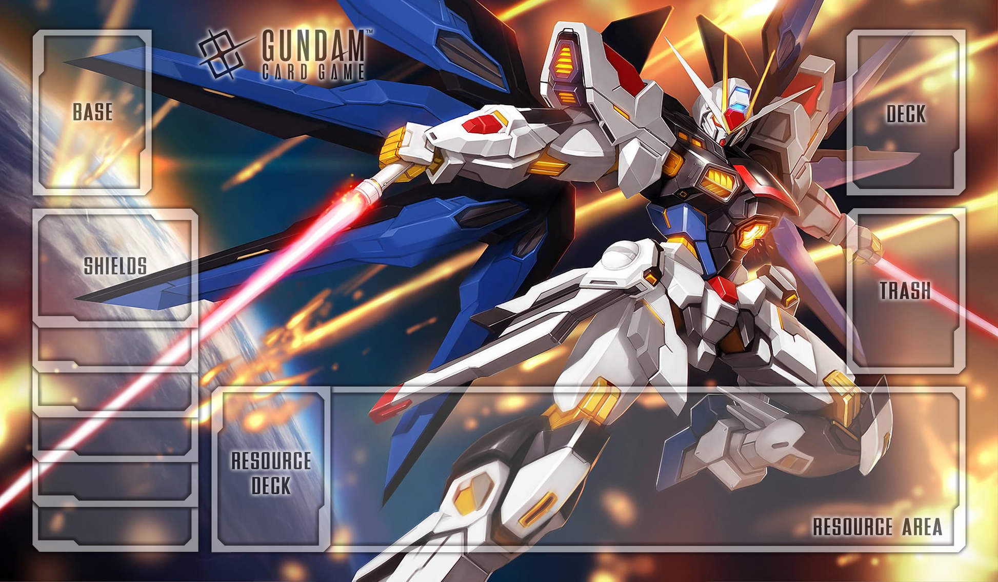 Strike Freedom Gundam TCG Playmat