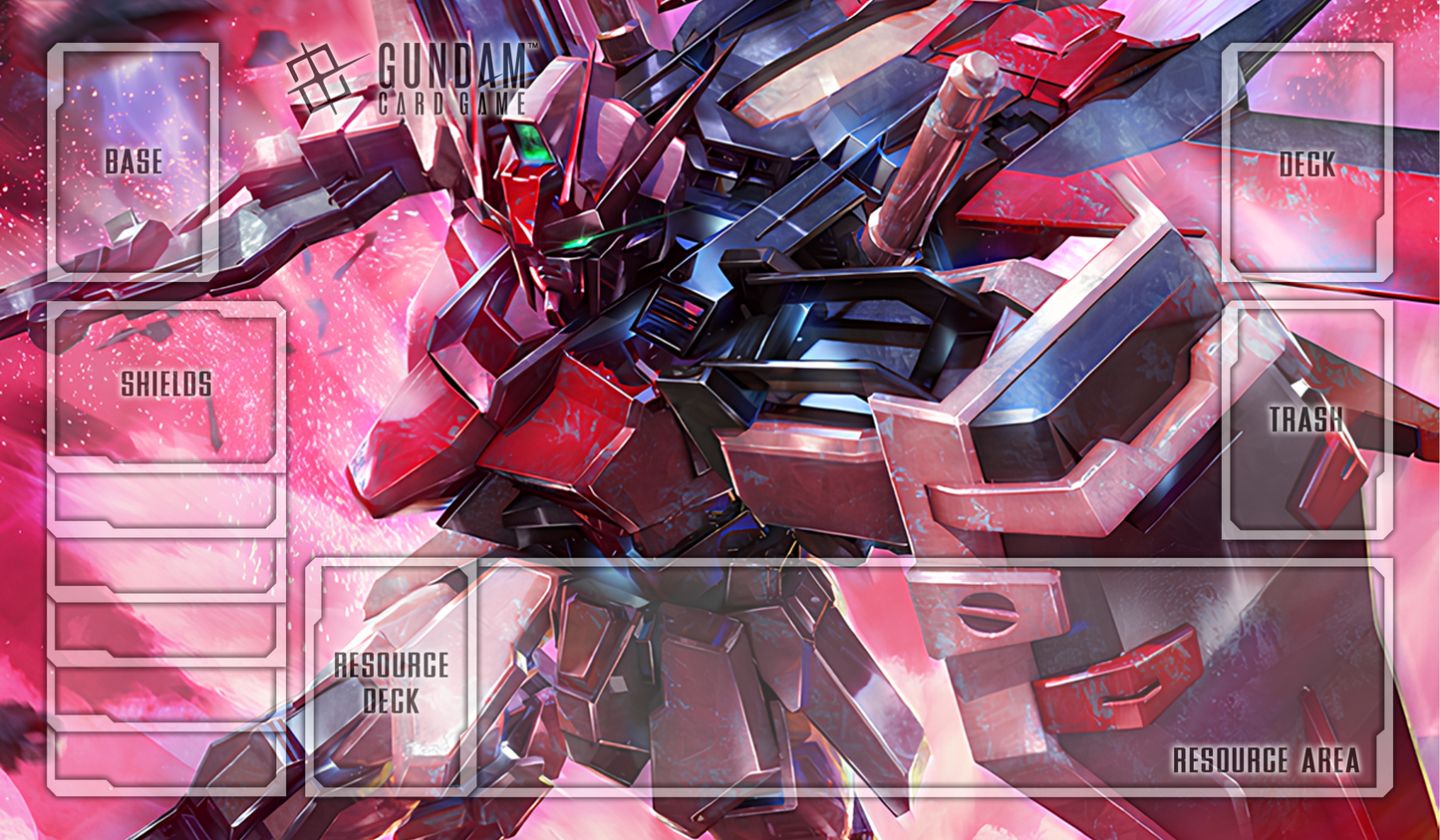 Strike rouge Gundam TCG Playmat