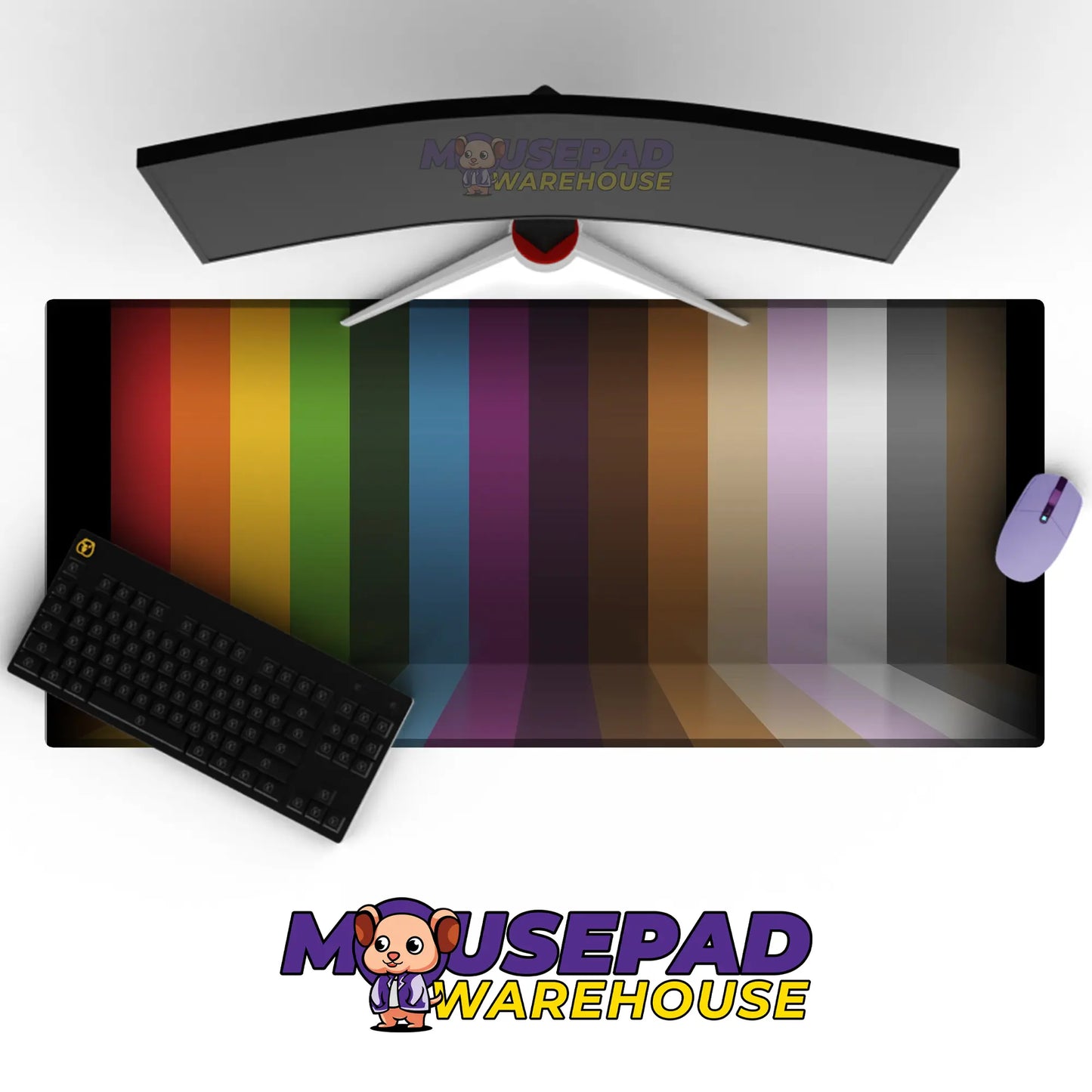 Stripes Pattern Mousepad 698251 - Mousepad Warehouse