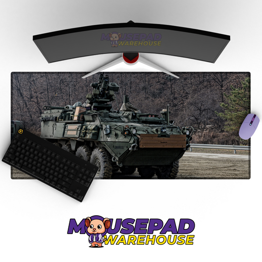 Stryker Armored Vehicle V3 Mousepad Deskmat Mockup