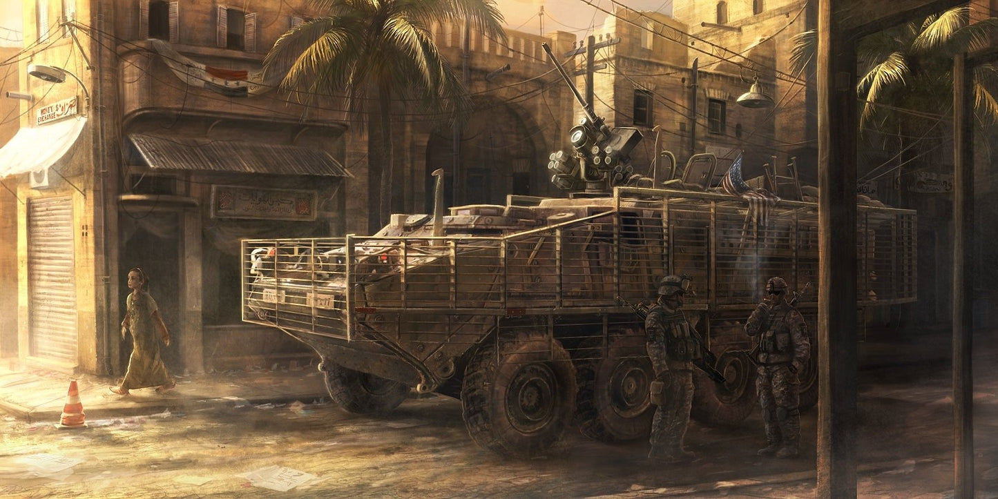 Stryker Armored Vehicle V8 Mousepad Deskmat
