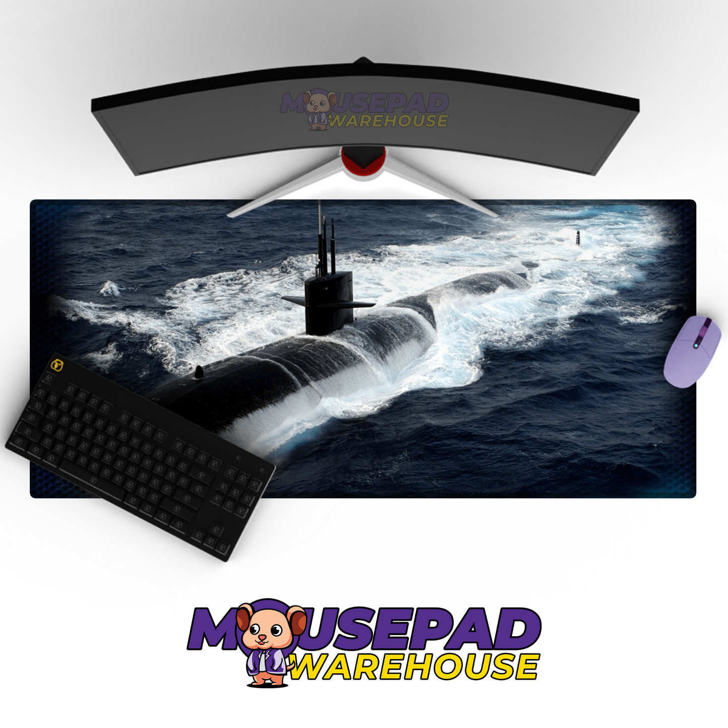 Submarine V10 Mousepad Deskmat Mockup
