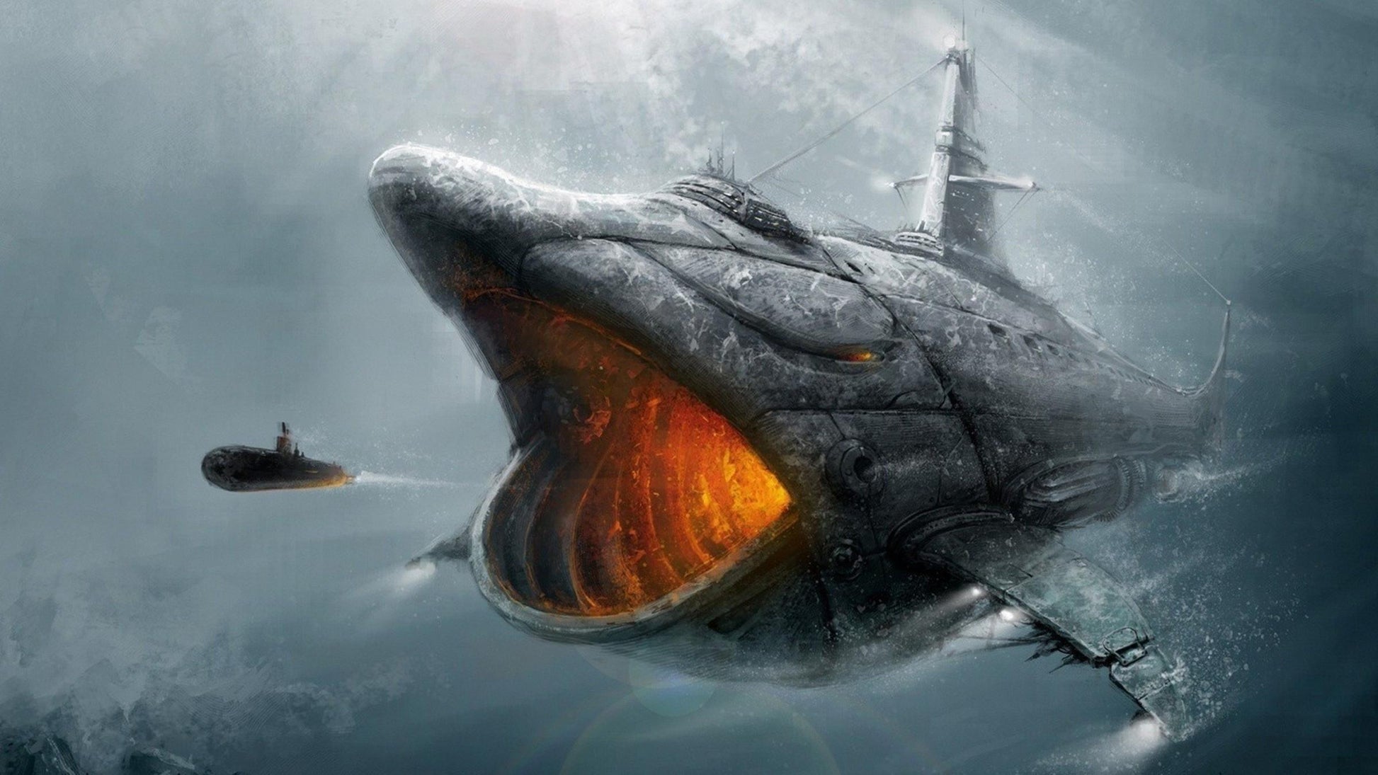Submarine V12 Mousepad Deskmat