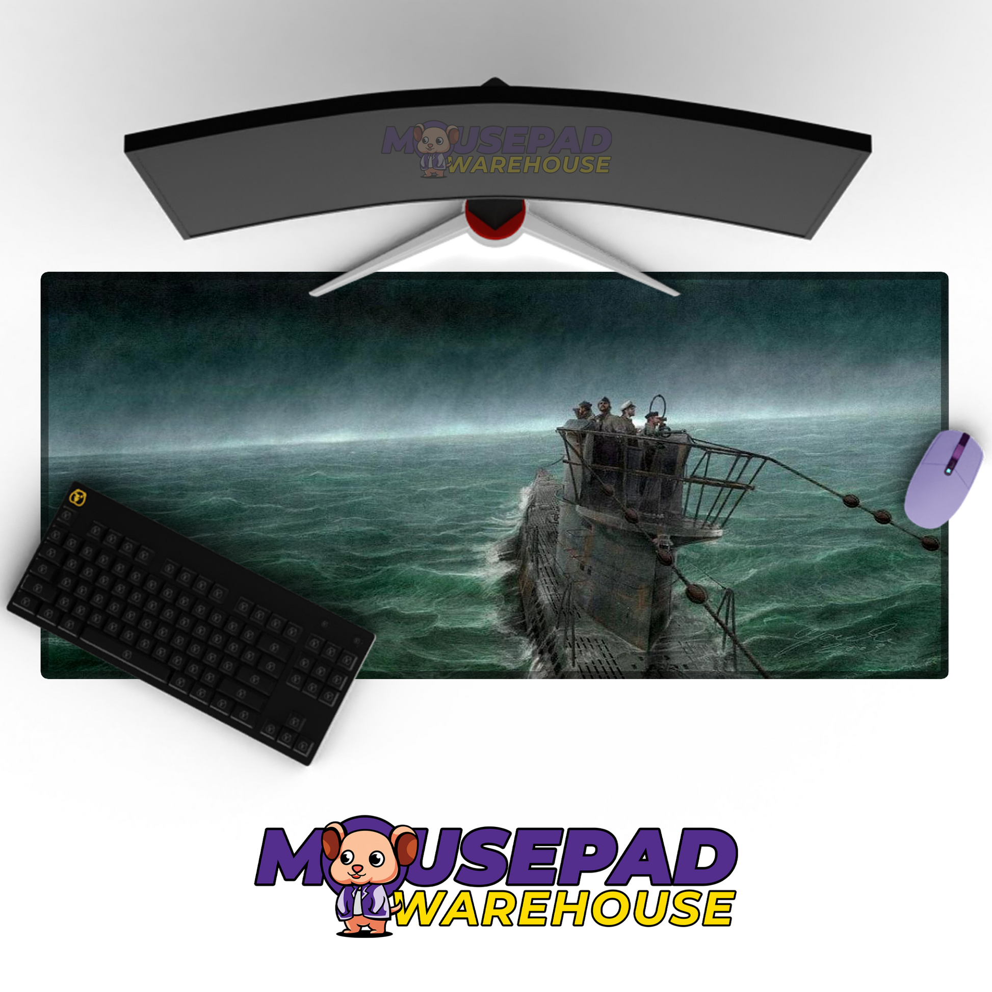 Submarine V13 Mousepad Deskmat Mockup
