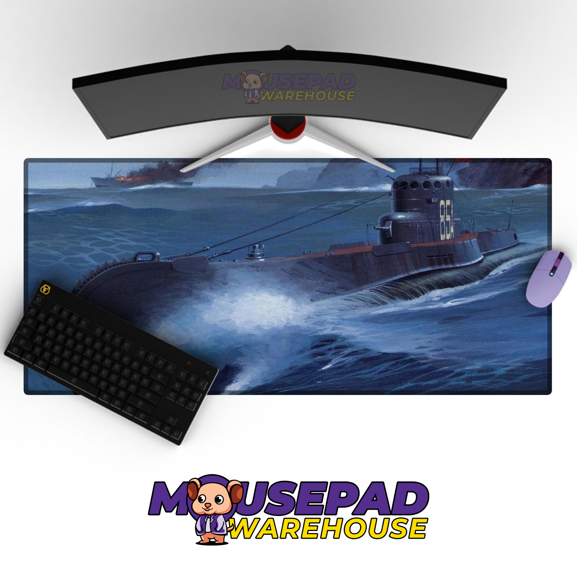 Submarine V15 Mousepad Deskmat Mockup