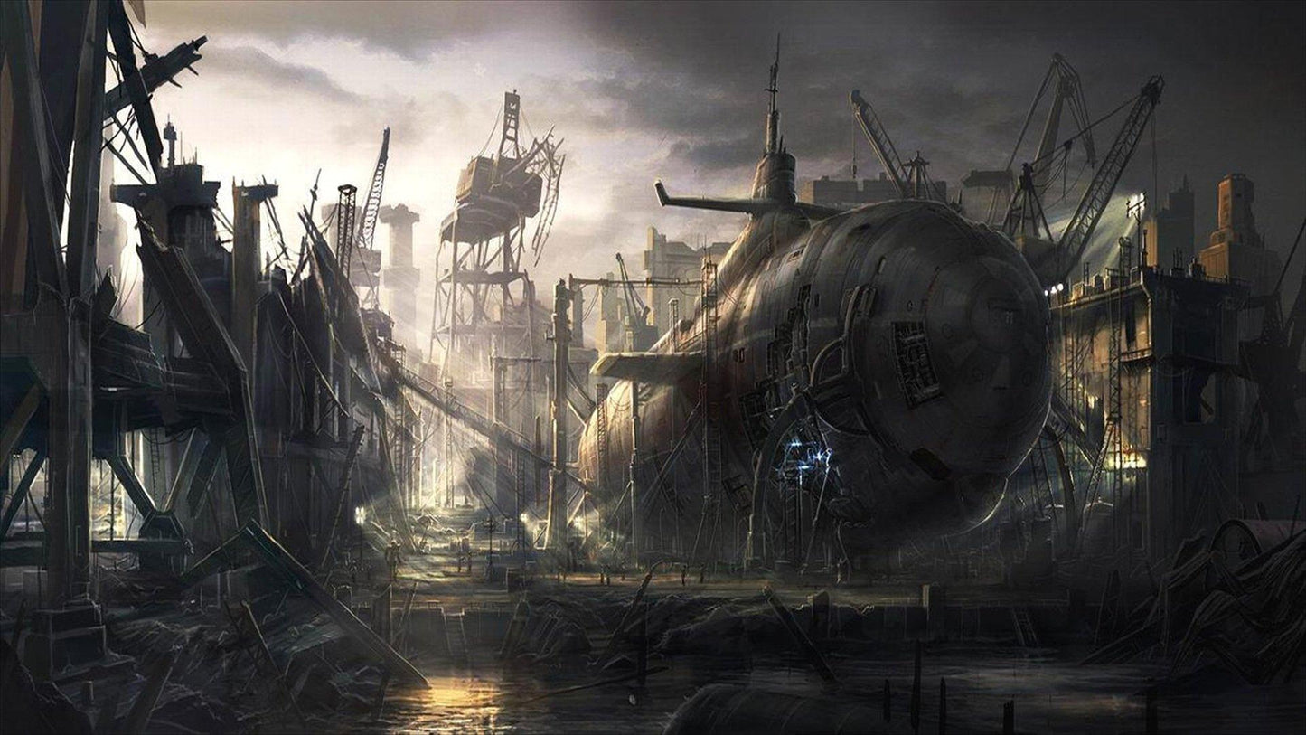 Submarine V17 Mousepad Deskmat