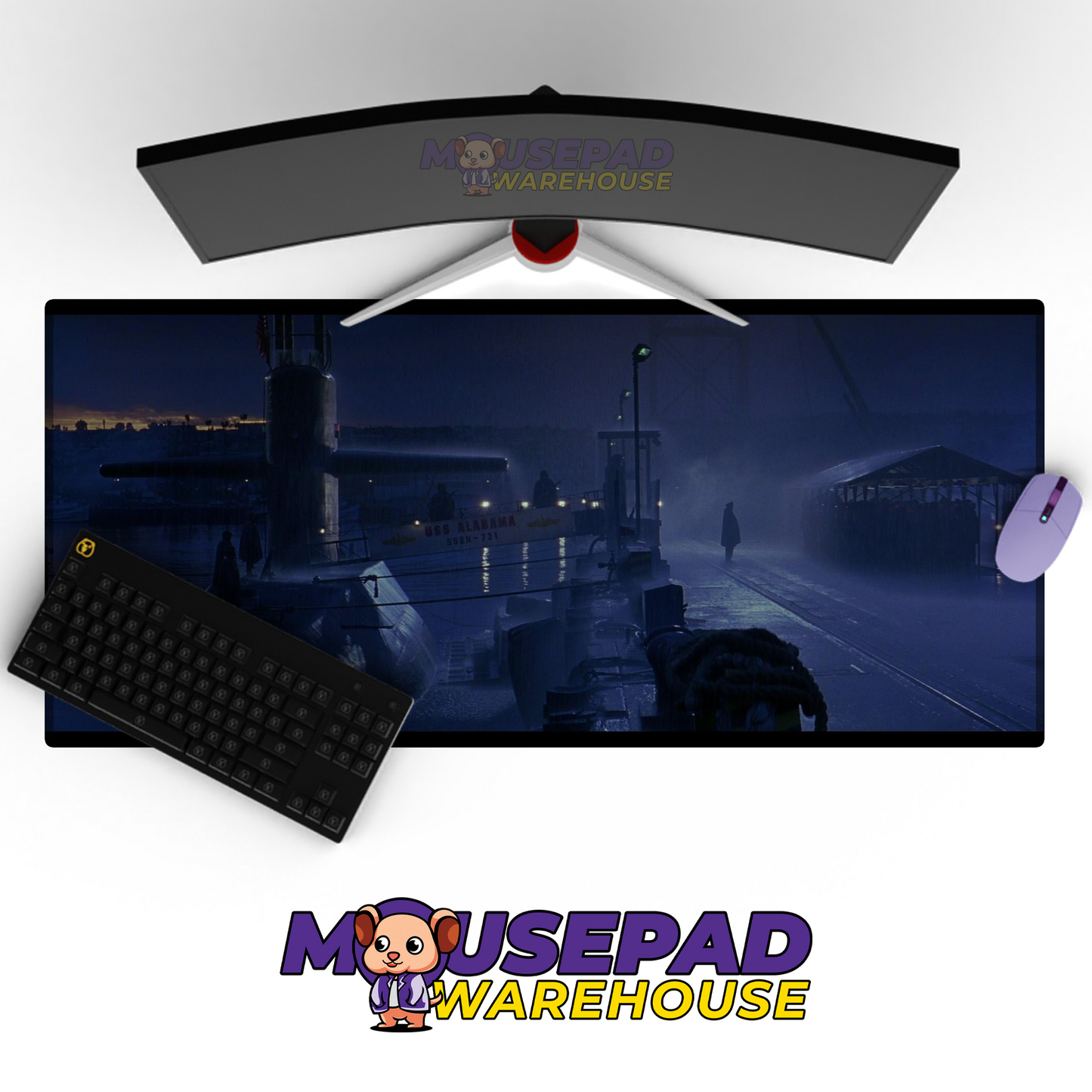 Submarine V19 Mousepad Deskmat Mockup