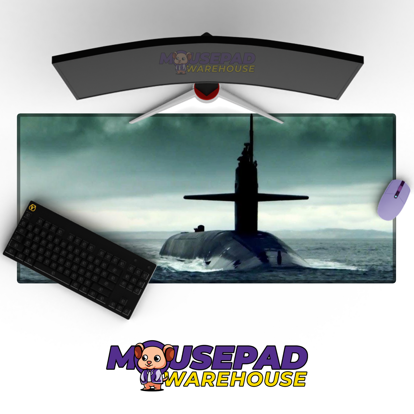 Submarine V20 Mousepad Deskmat Mockup