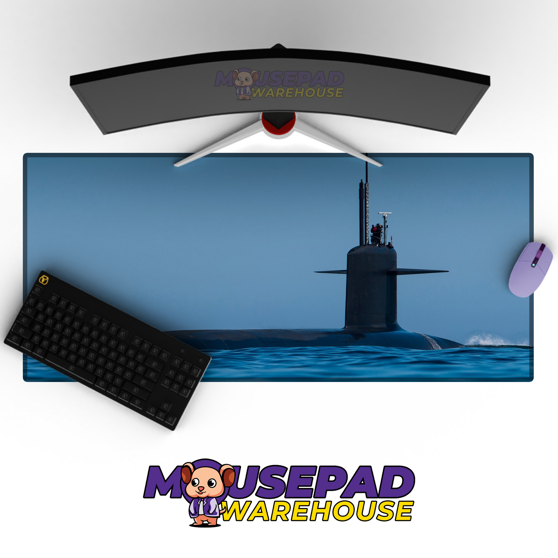 Submarine V25 Mousepad Deskmat Mockup