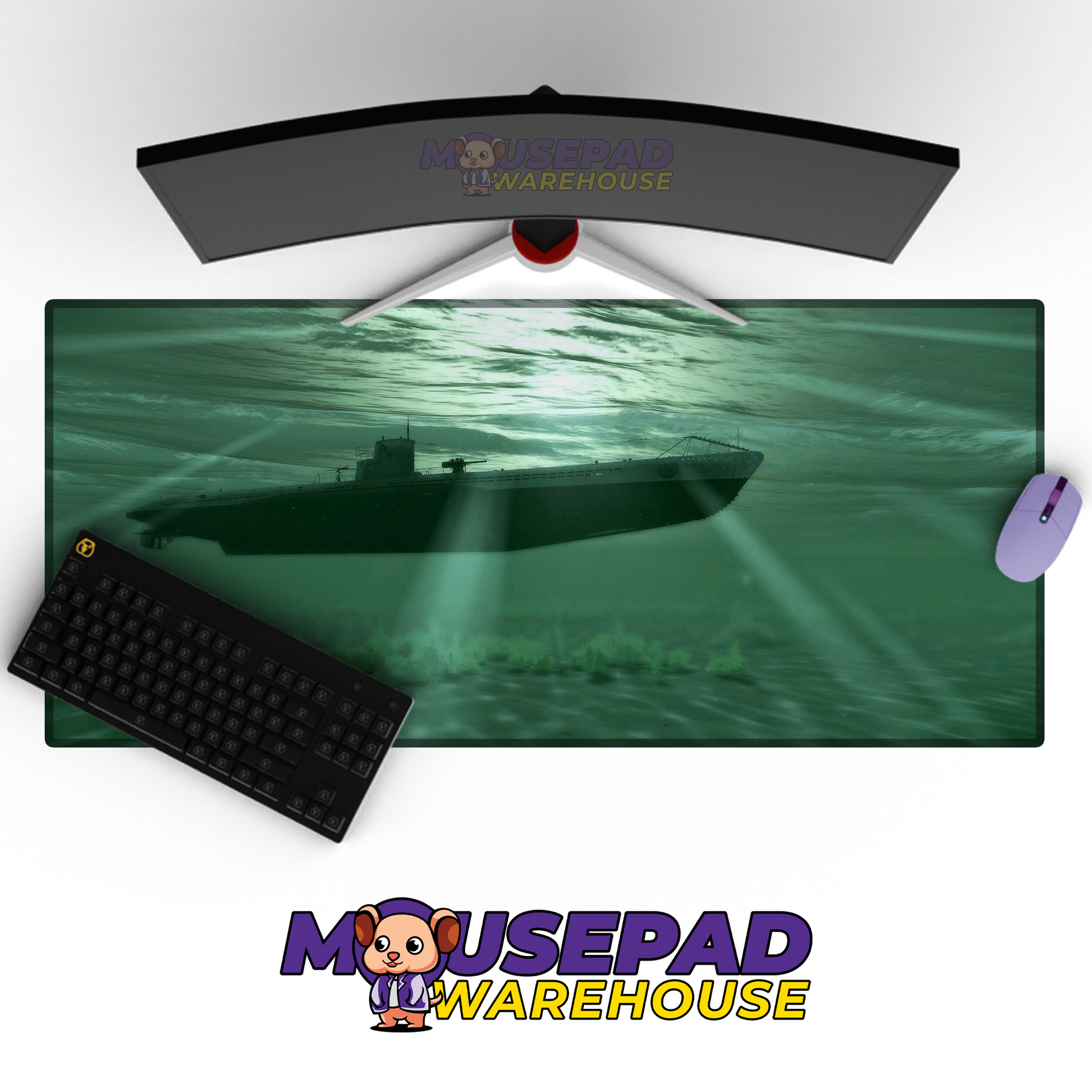 Submarine V26 Mousepad Deskmat Mockup