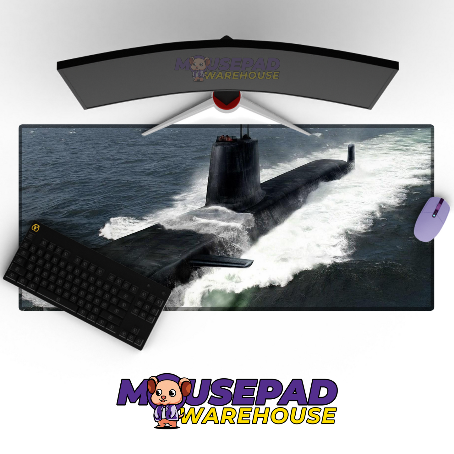 Submarine V29 Mousepad Deskmat Mockup