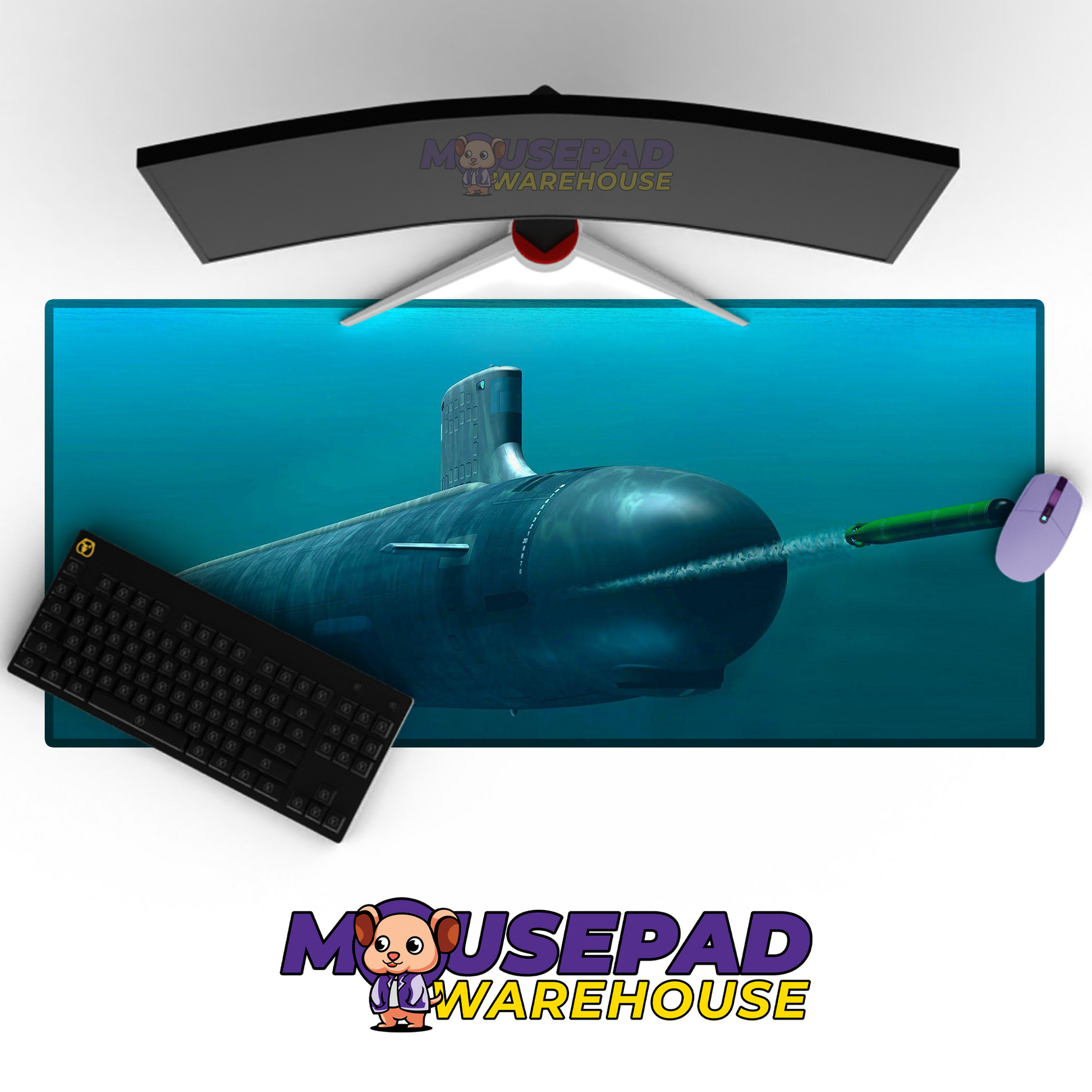 Submarine V3 Mousepad Deskmat Mockup