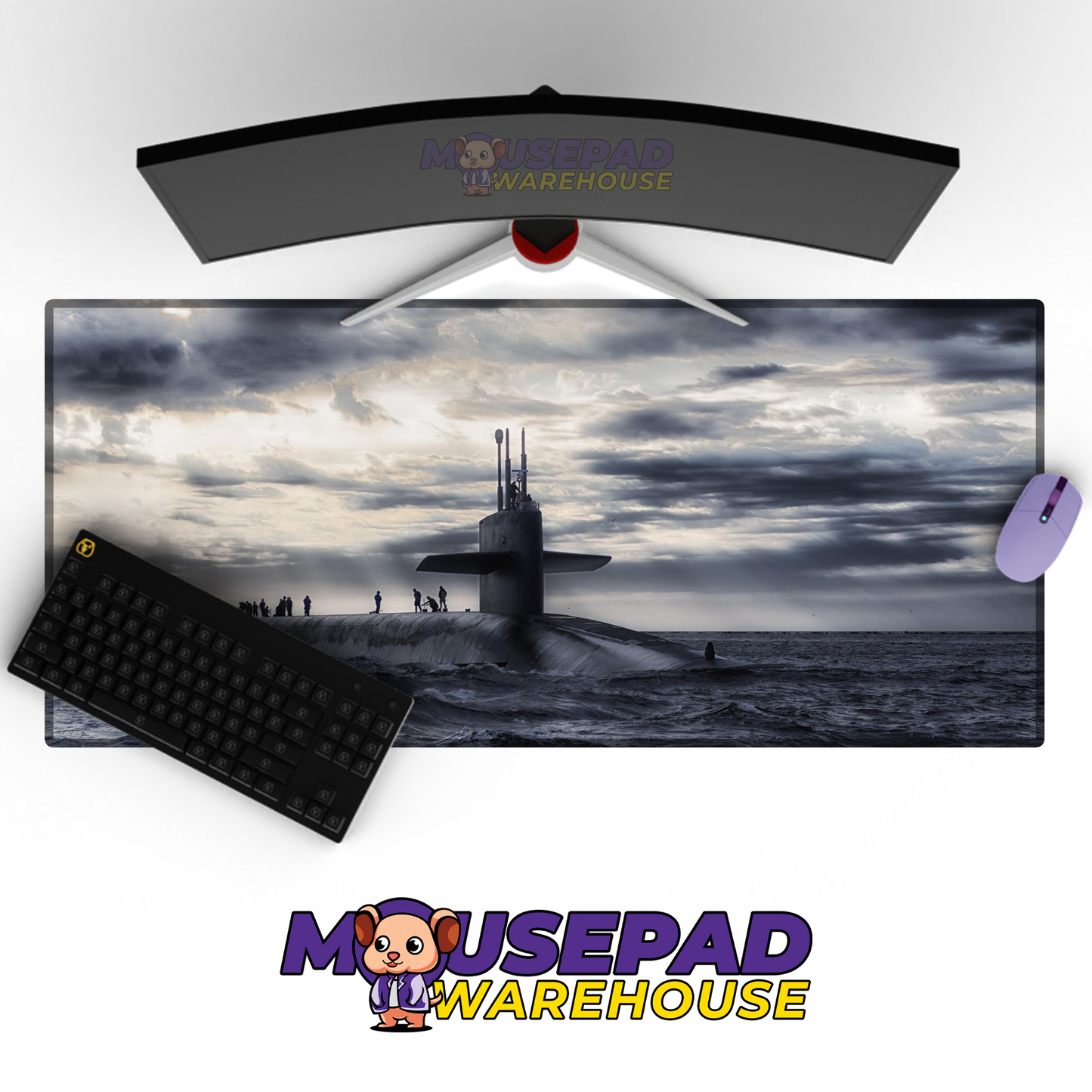 Submarine V4 Mousepad Deskmat Mockup