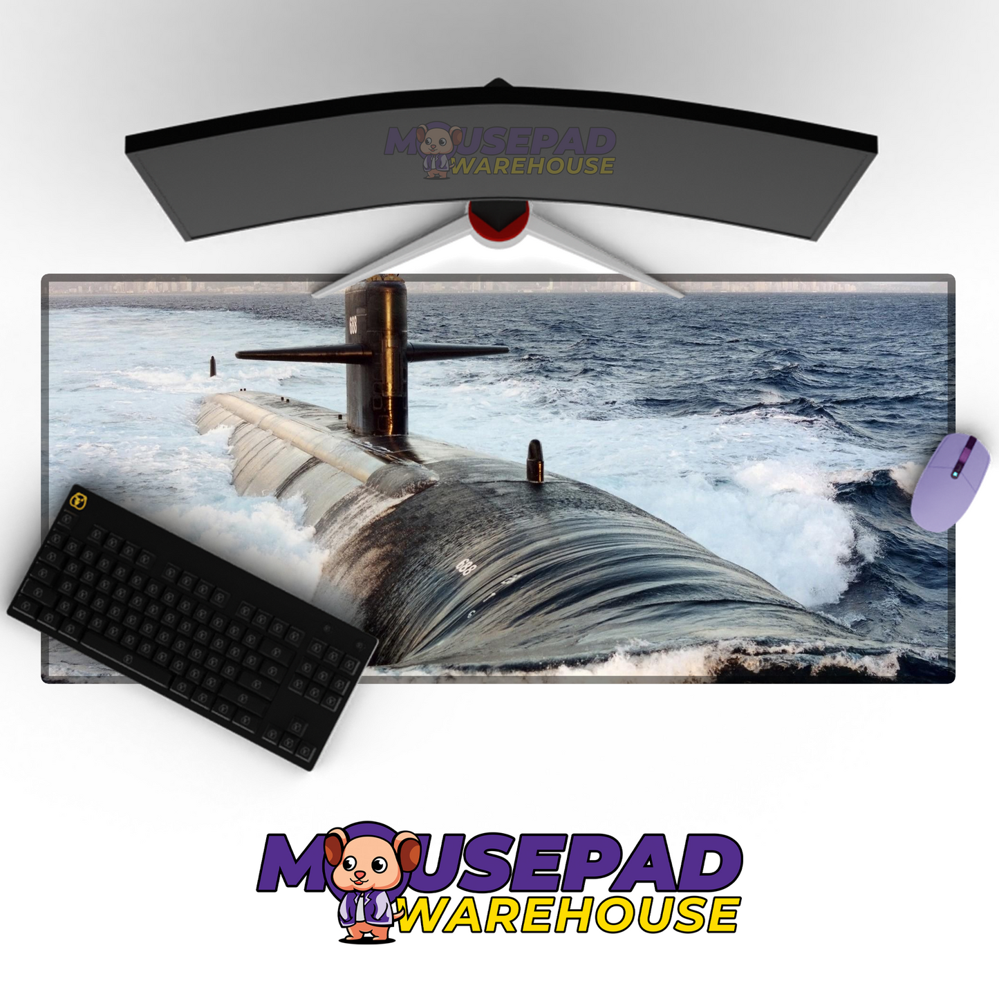 Submarine V5 Mousepad Deskmat Mockup