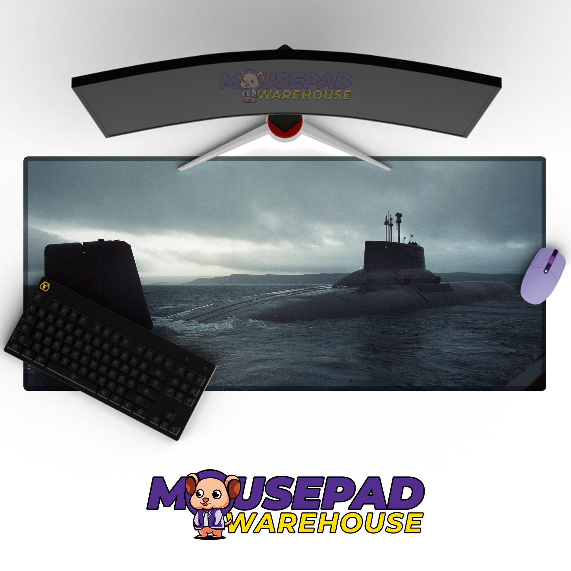 Submarine V6 Mousepad Deskmat Mockup
