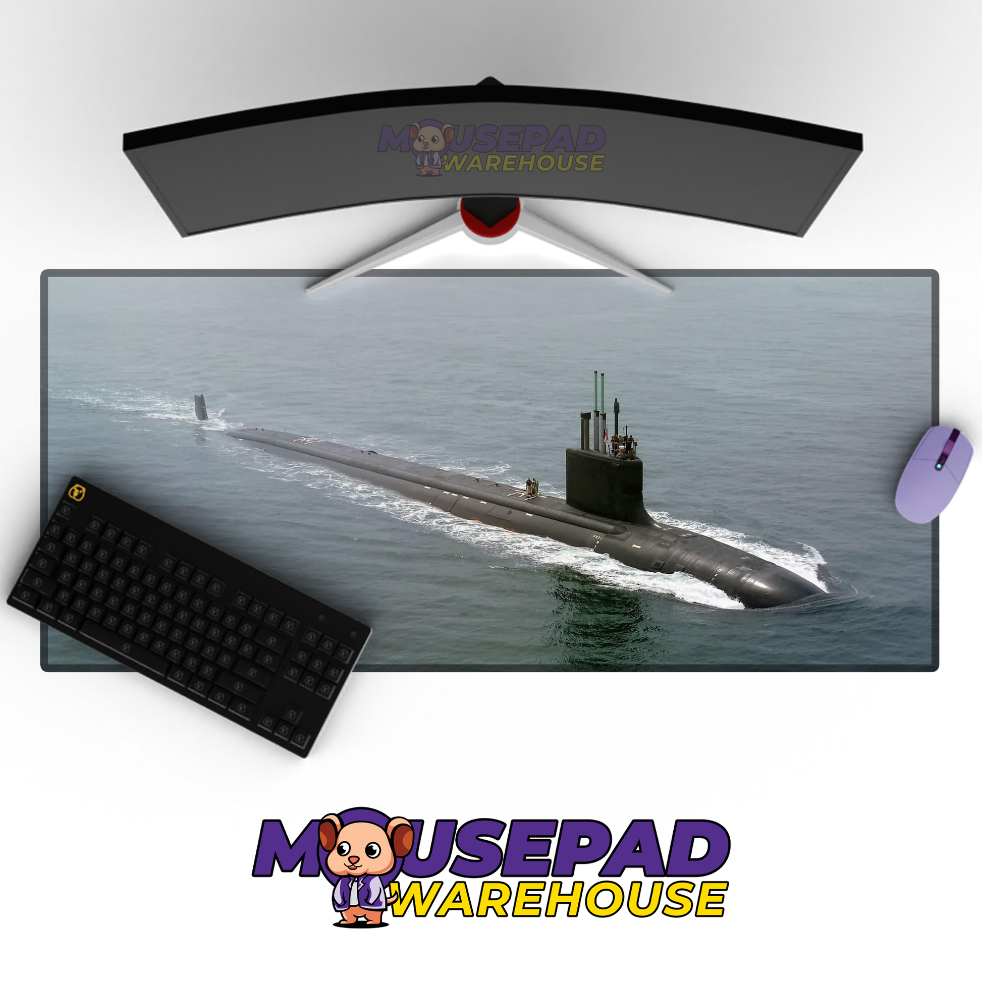 Submarine V9 Mousepad Deskmat Mockup