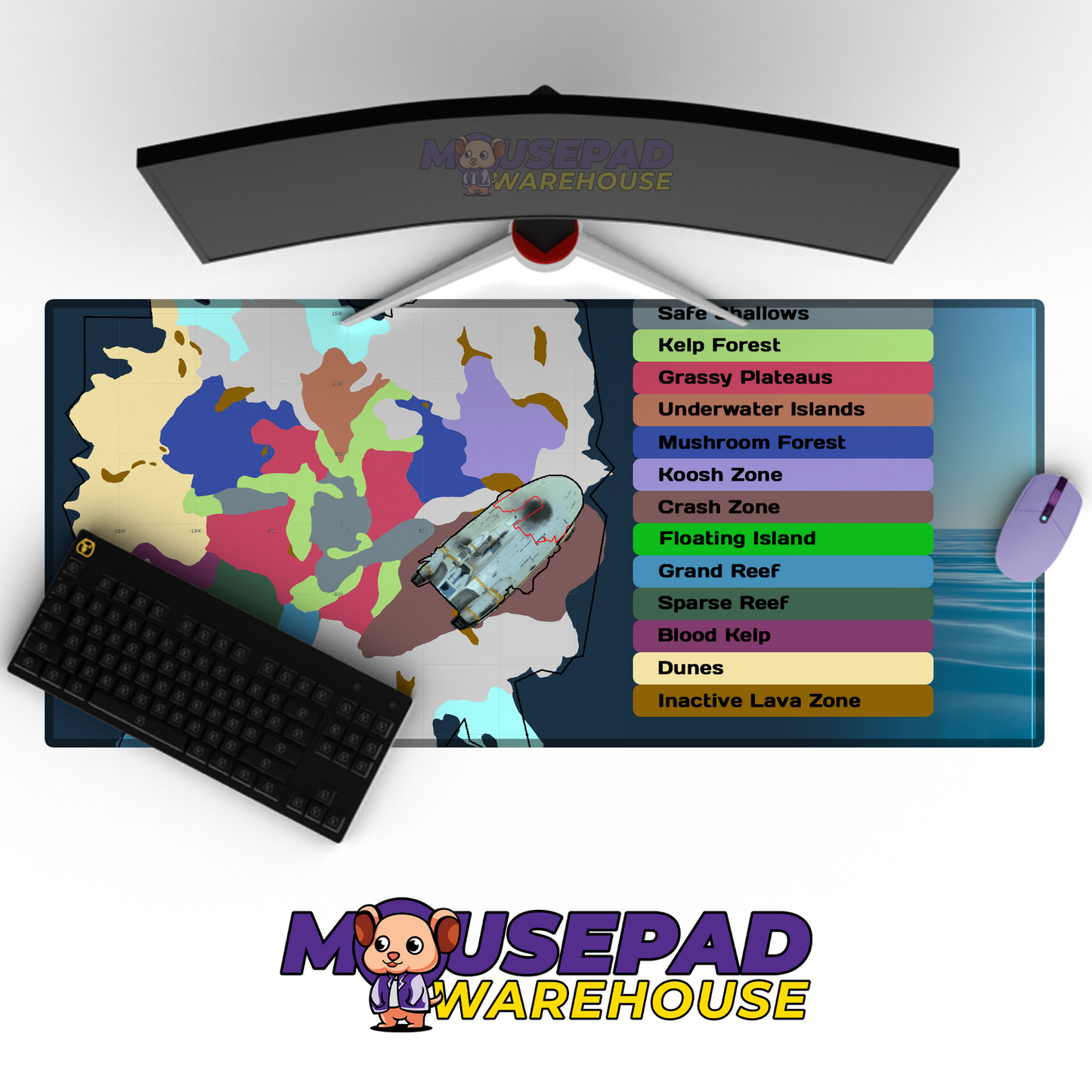 Subnautica Below Zero V10 Mousepad Mockup