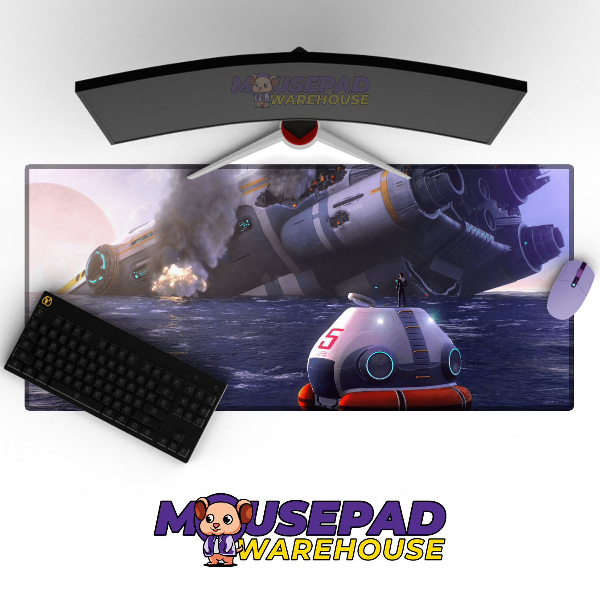 Subnautica Below Zero V25 Mousepad Mockup