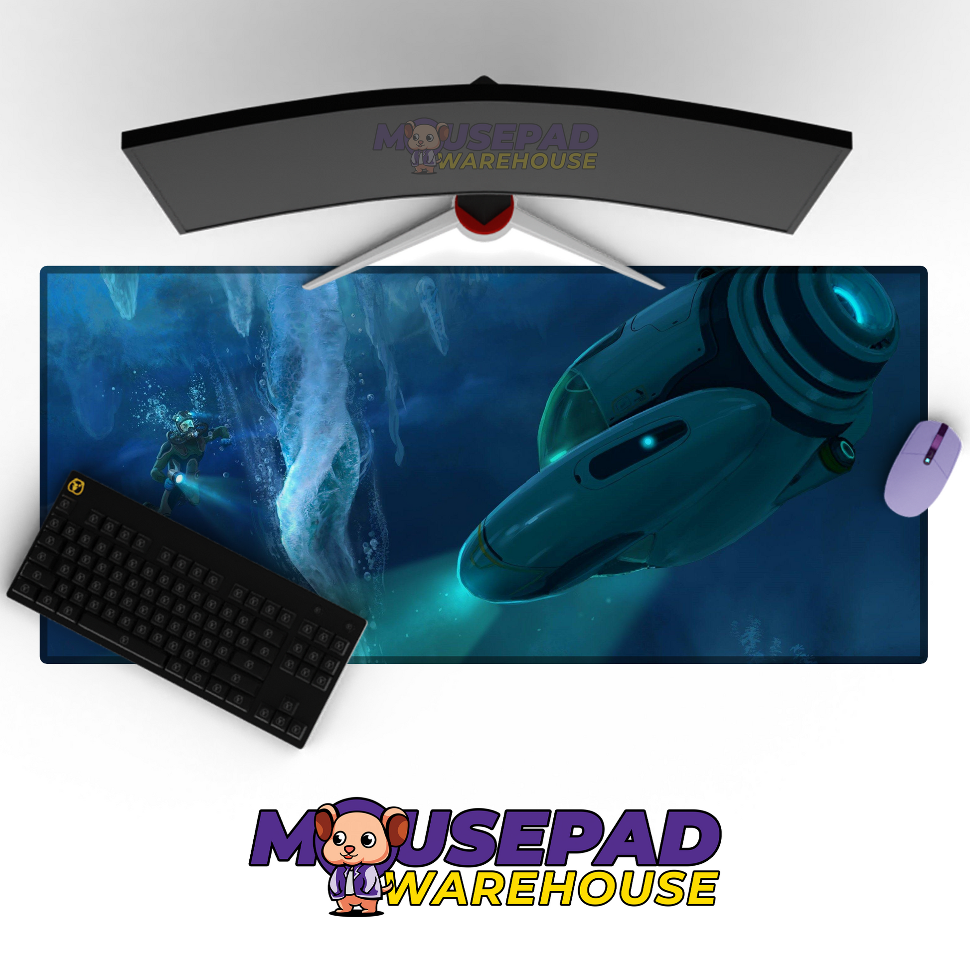 Subnautica Below Zero V9 Mousepad Mockup